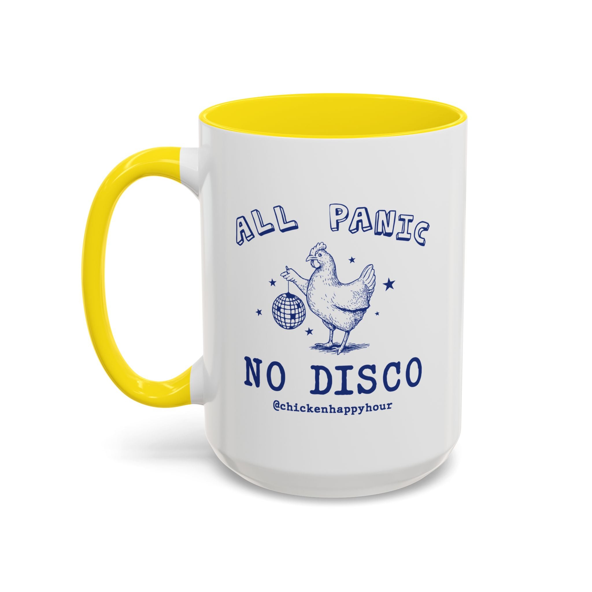 All Panic No Disco Coffee Mug