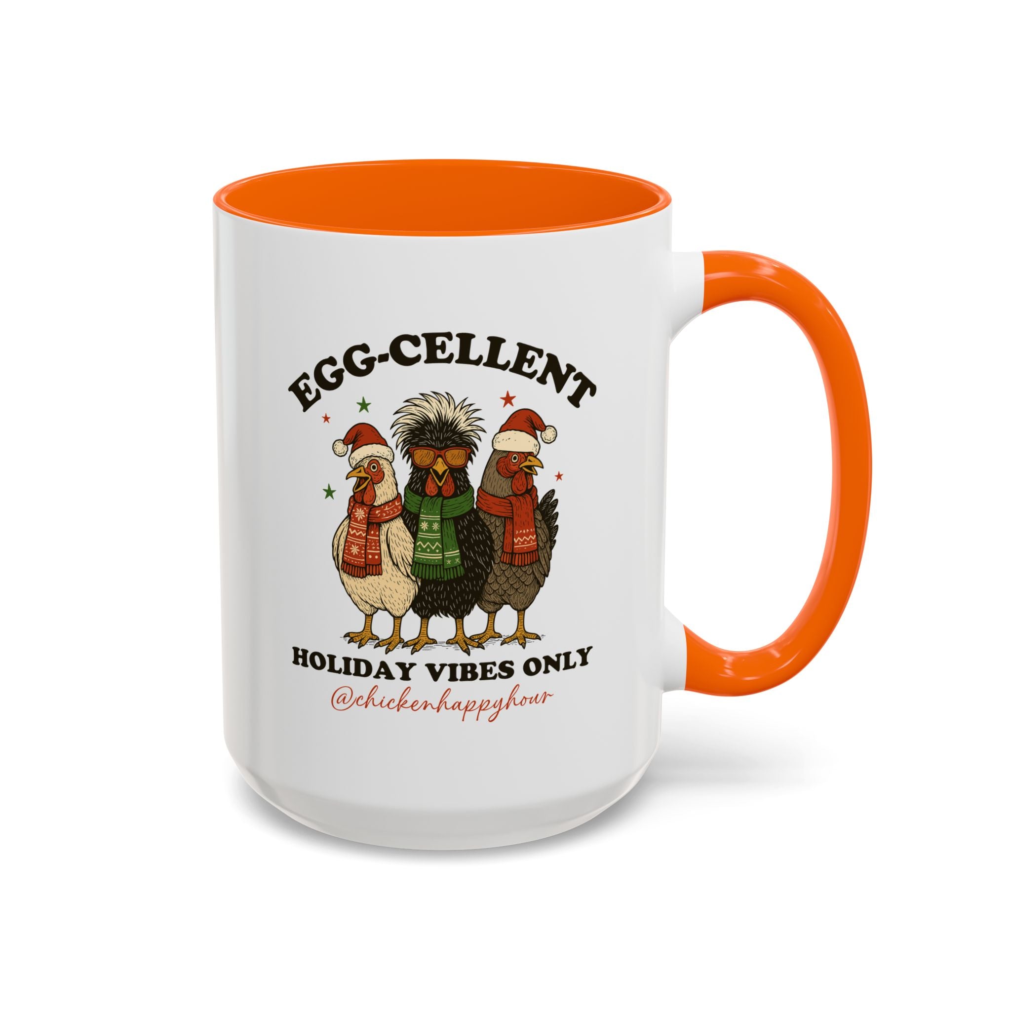 Egg-Cellent Holiday Vibes Only Coffee Mug