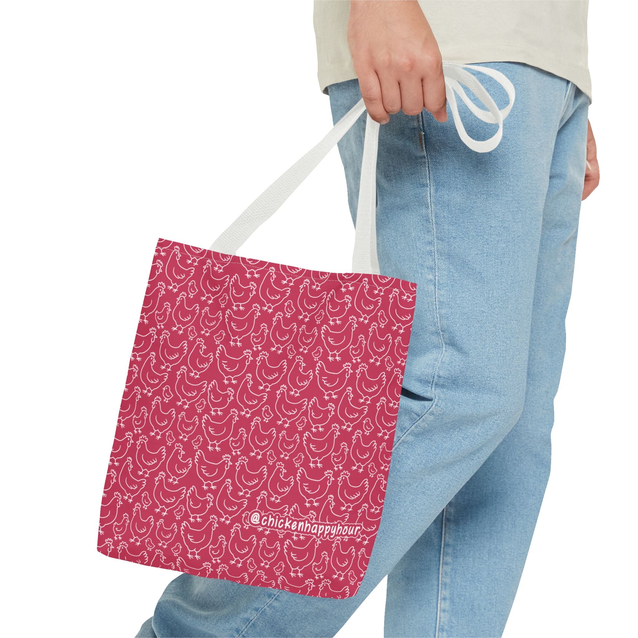 Chickens Pattern Tote Bag