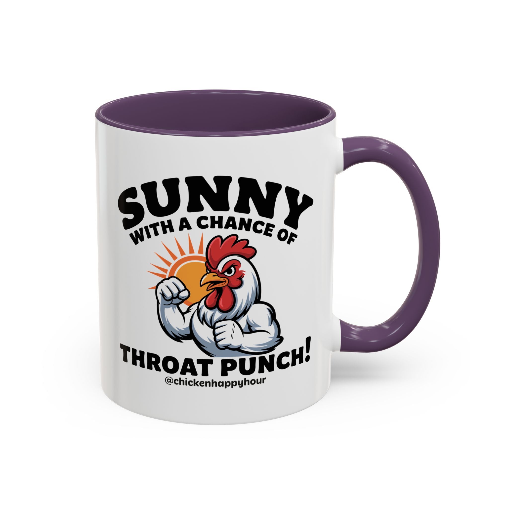 Sunny with a Chance of Throat Punch Coffee Mug