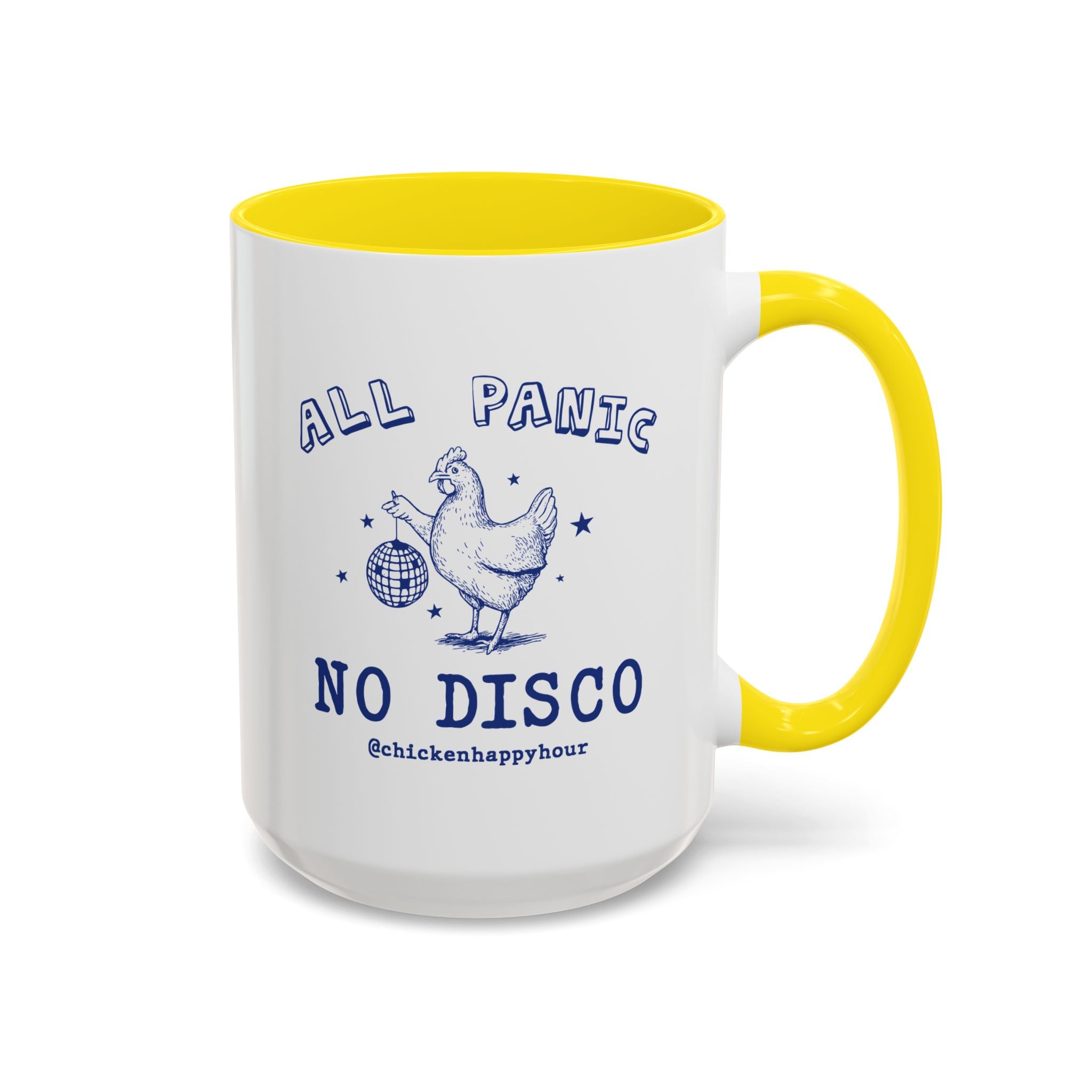 All Panic No Disco Coffee Mug
