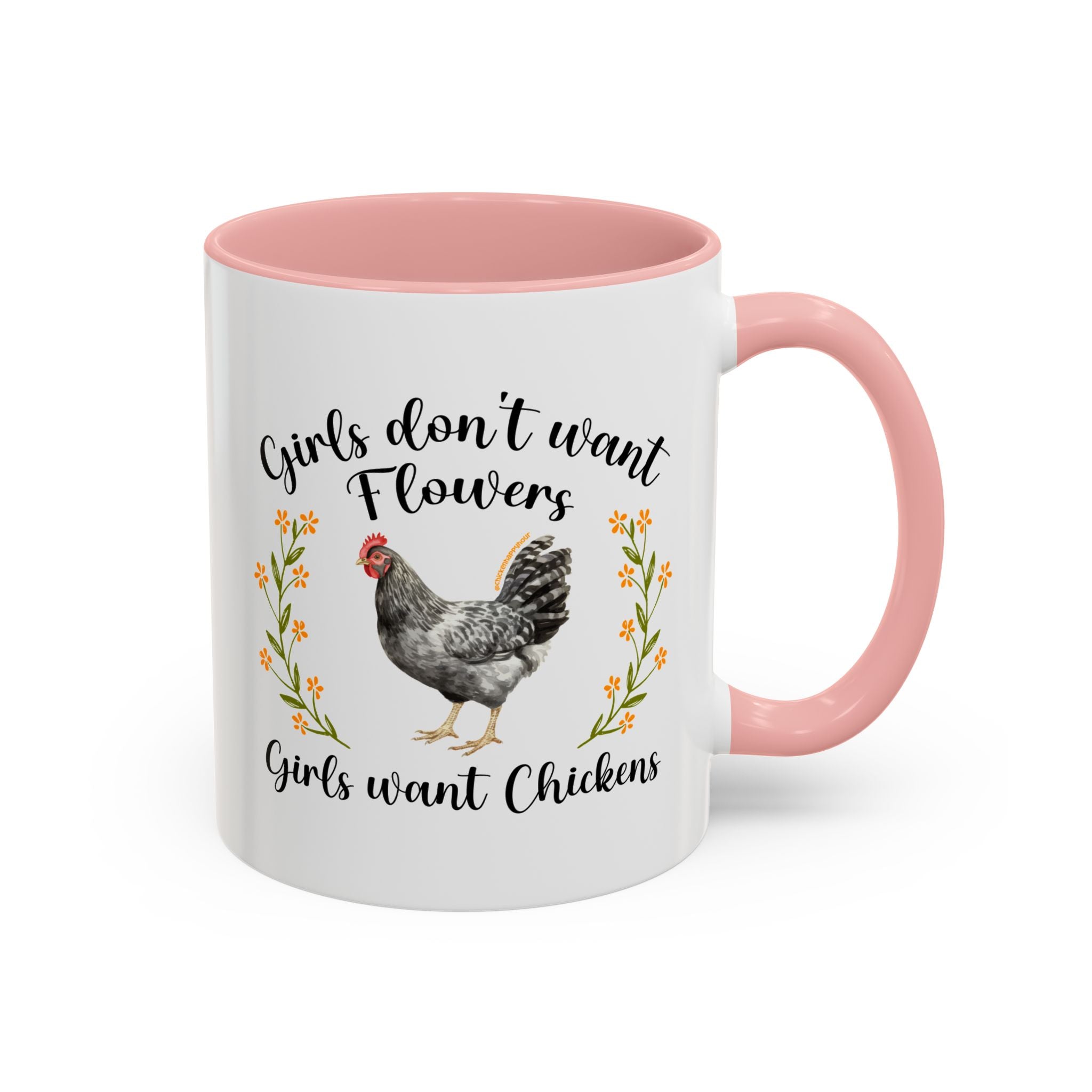 Girls Want Chickens Coffee Mug