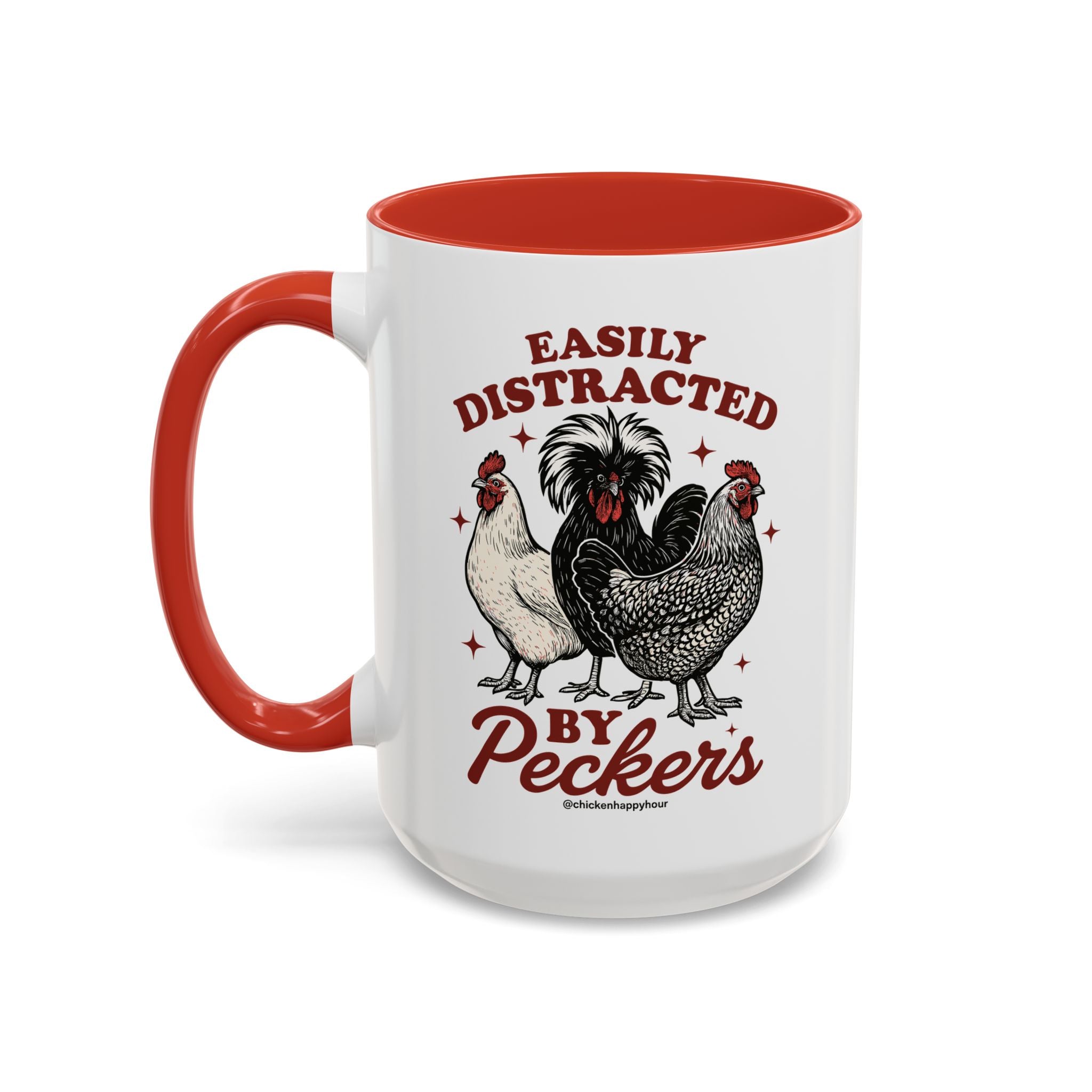 Easily Distracted By Peckers Coffee Mug