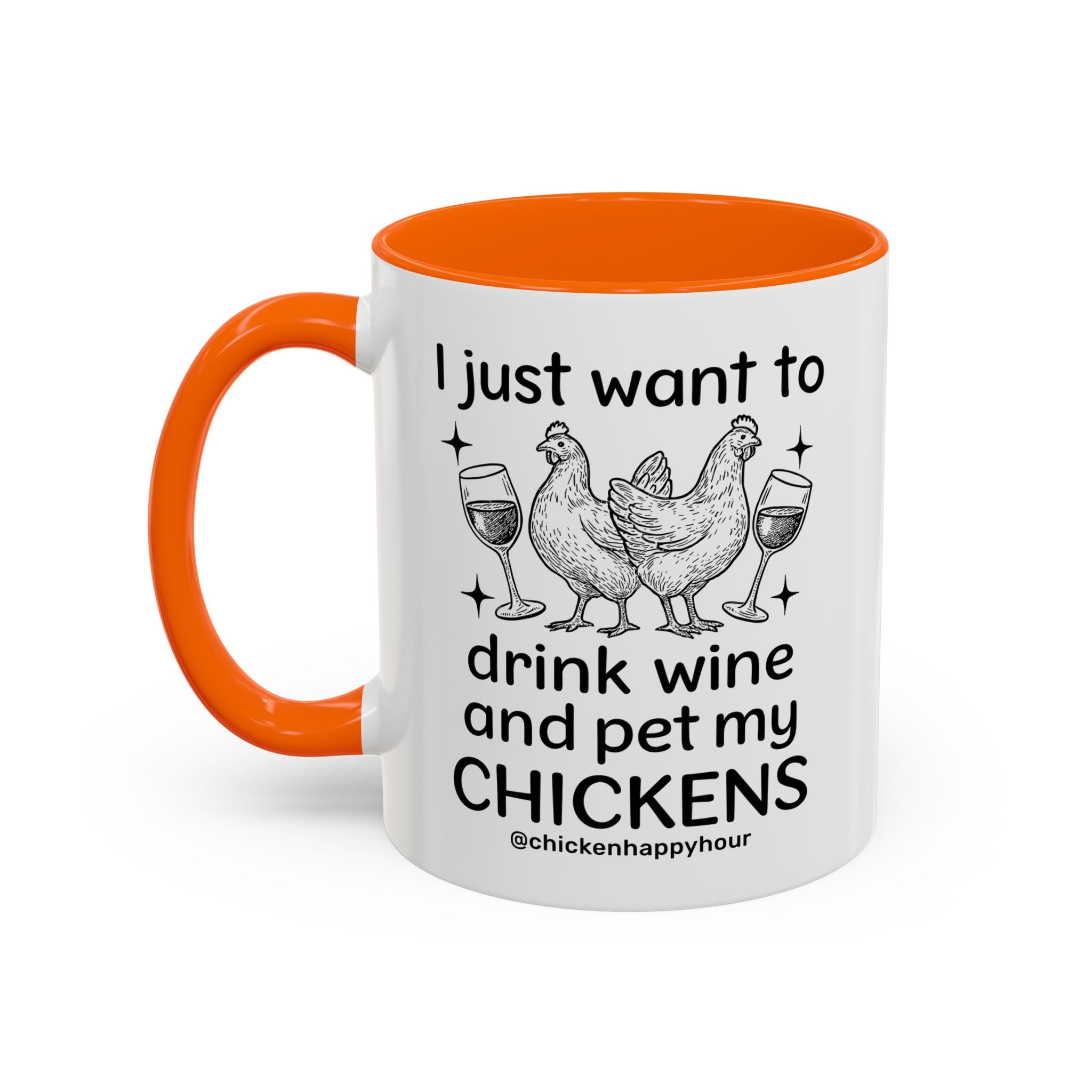Wine and Chickens Coffee Mug