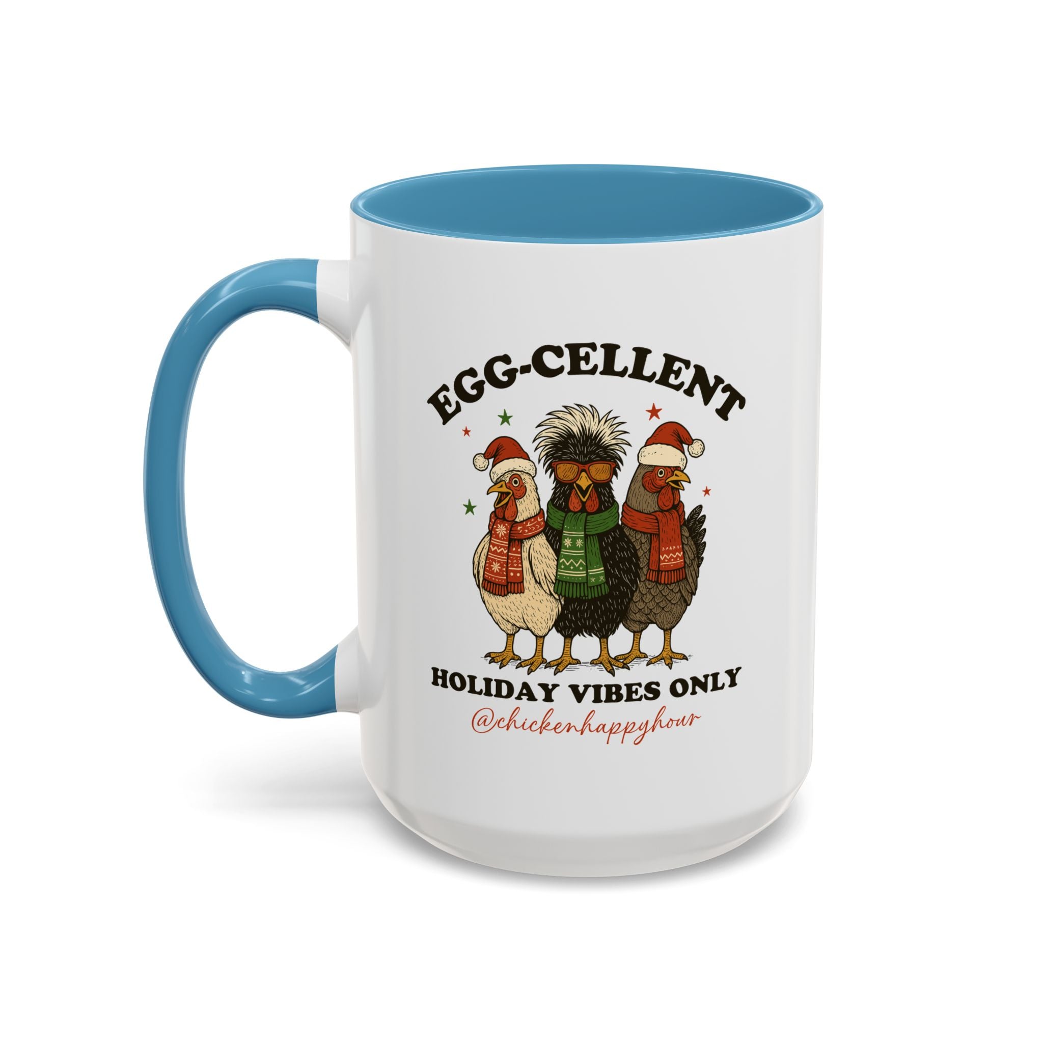 Egg-Cellent Holiday Vibes Only Coffee Mug