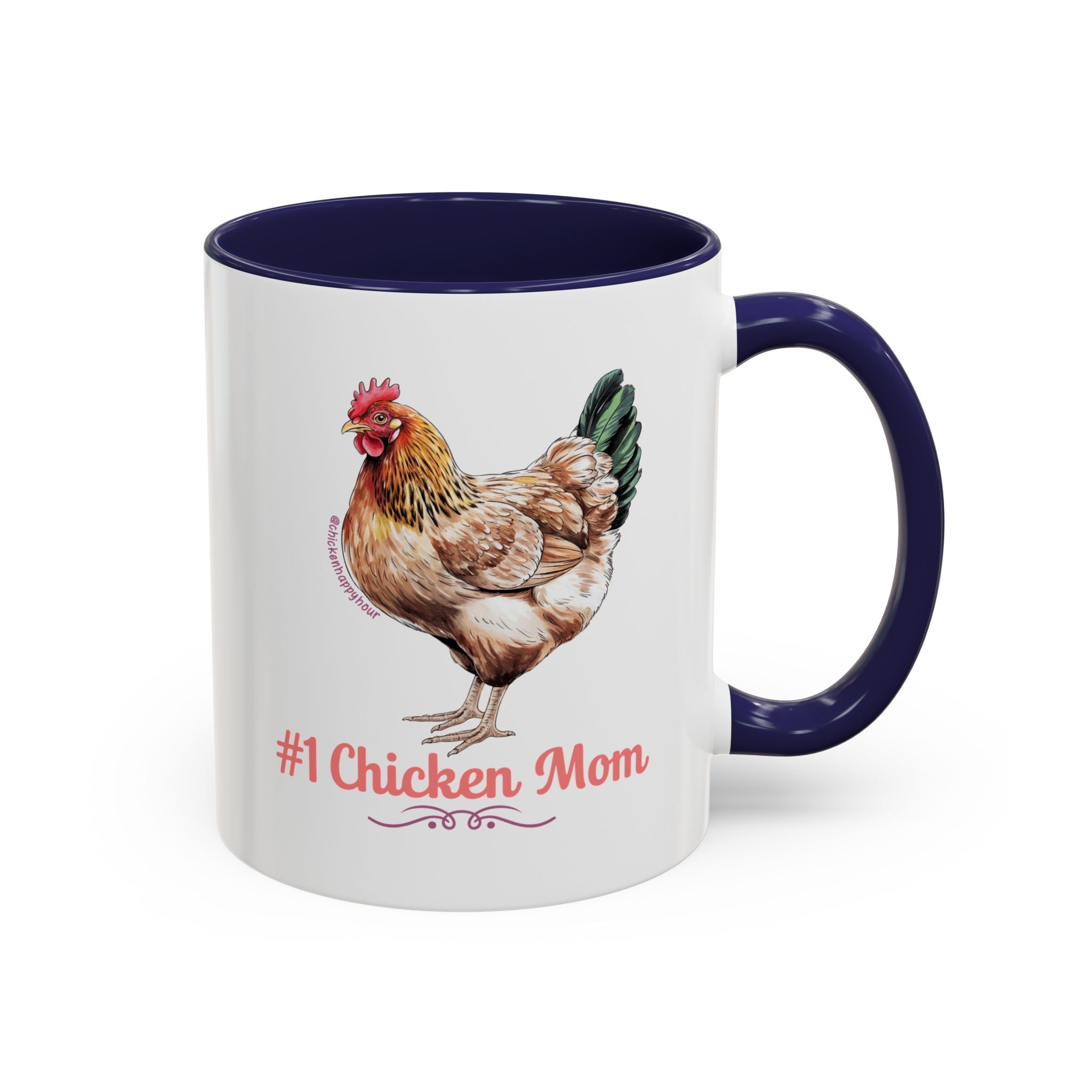 #1 Chicken Mom Coffee Mug