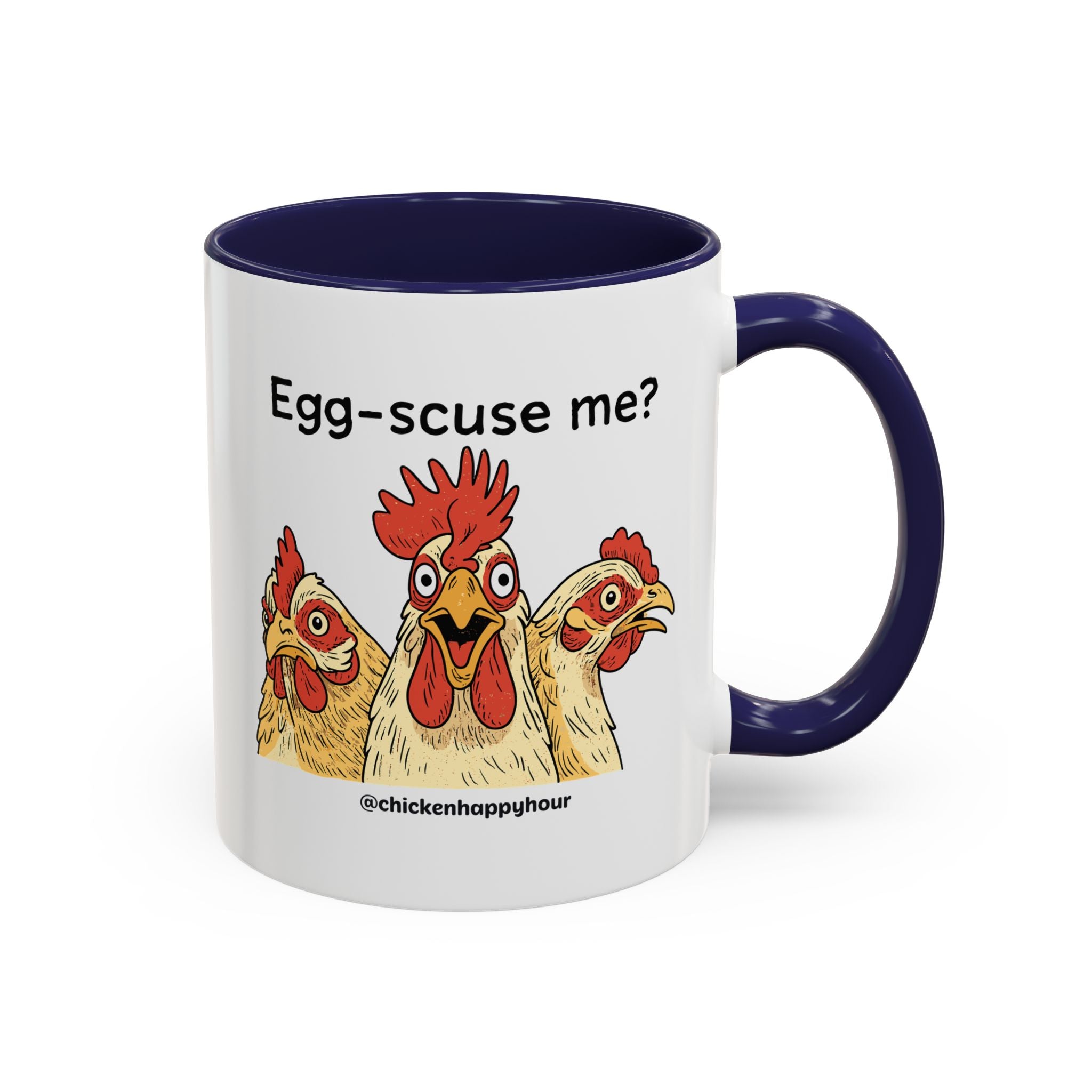Egg-Scuse Me Coffee Mug