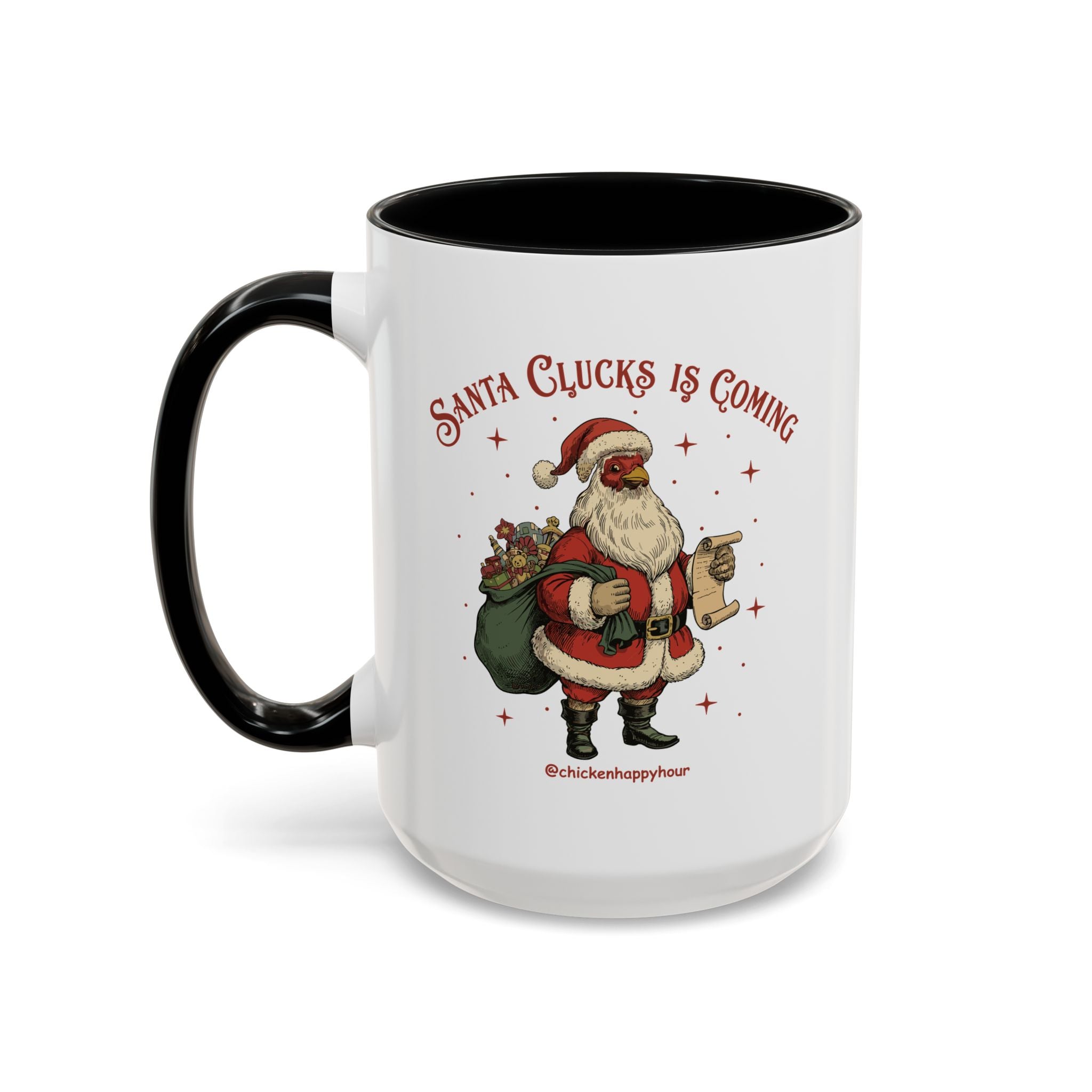 Santa Clucks Is Coming Coffee Mug