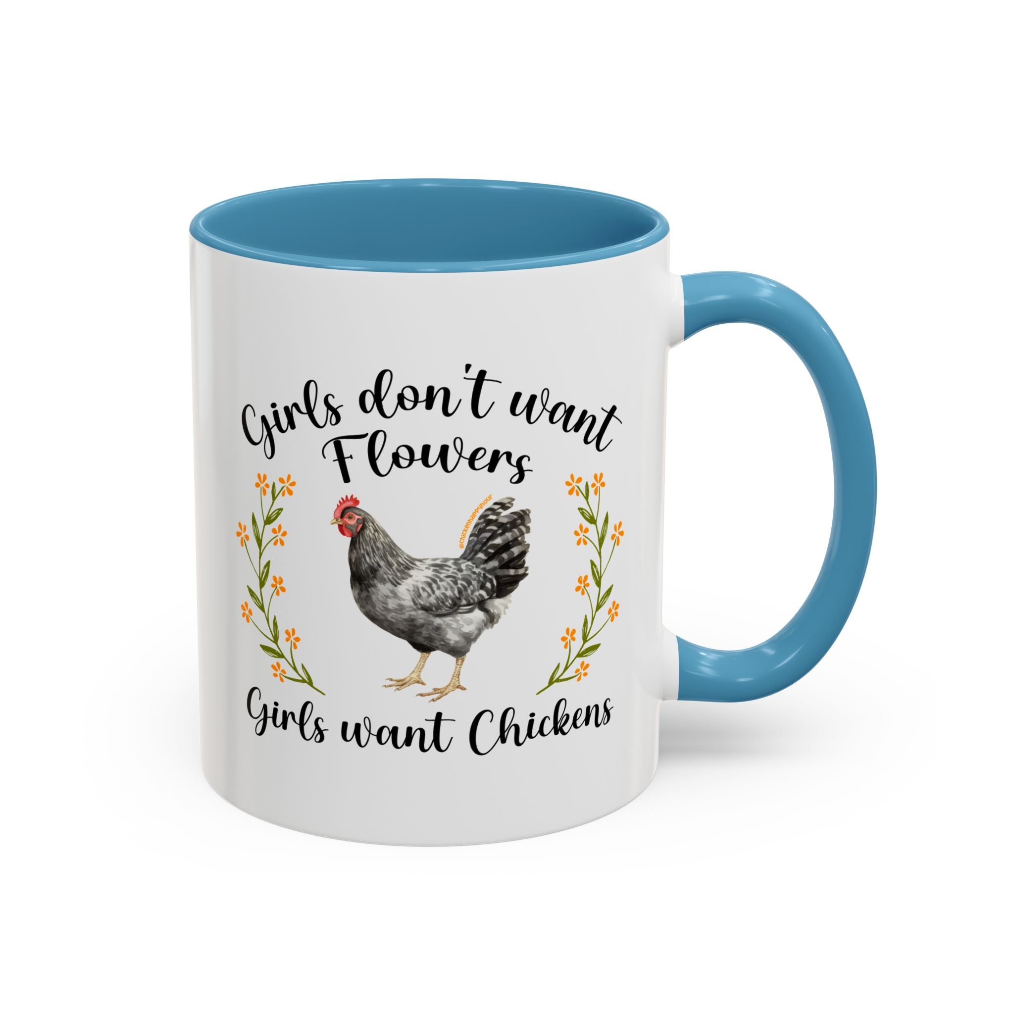Girls Want Chickens Coffee Mug