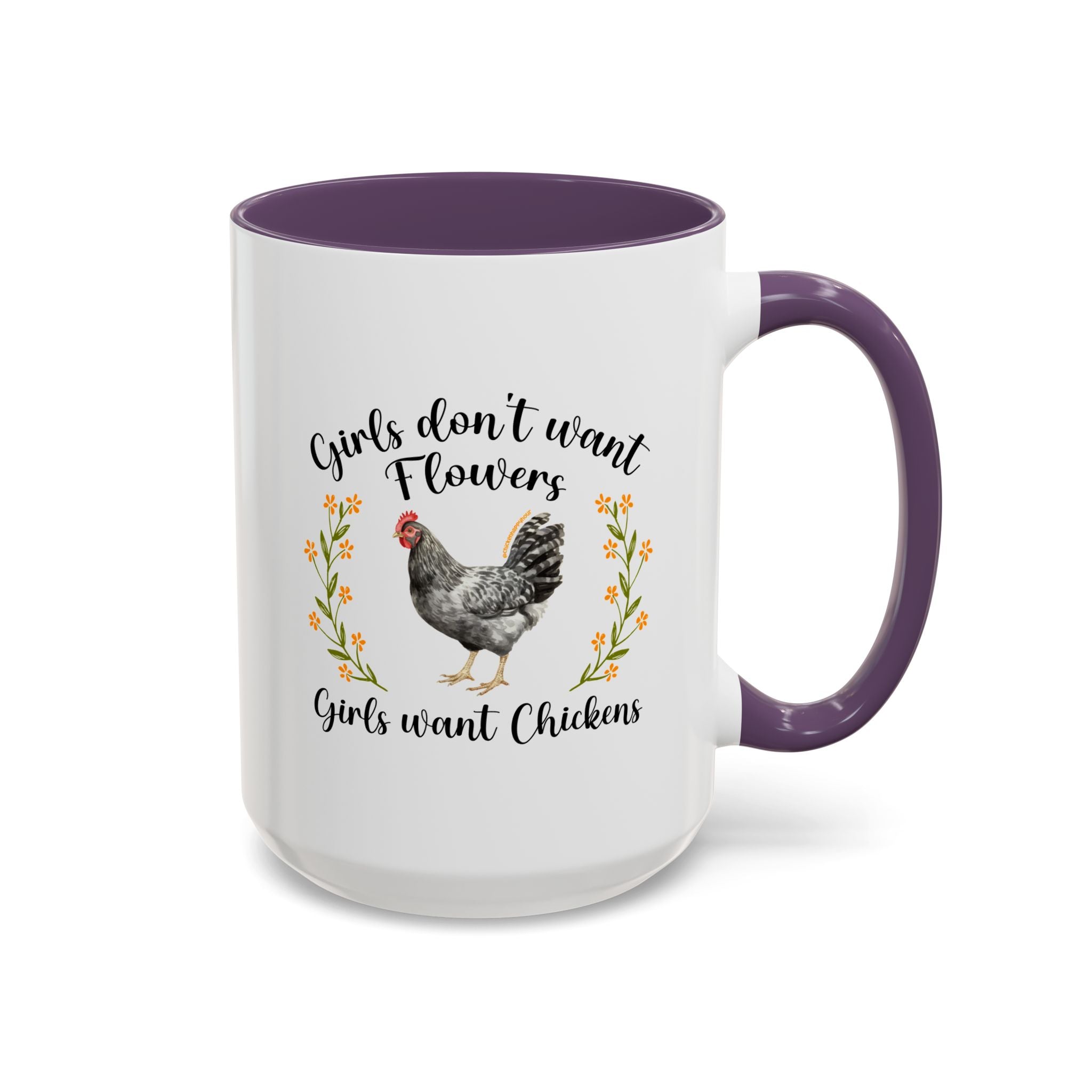 Girls Want Chickens Coffee Mug