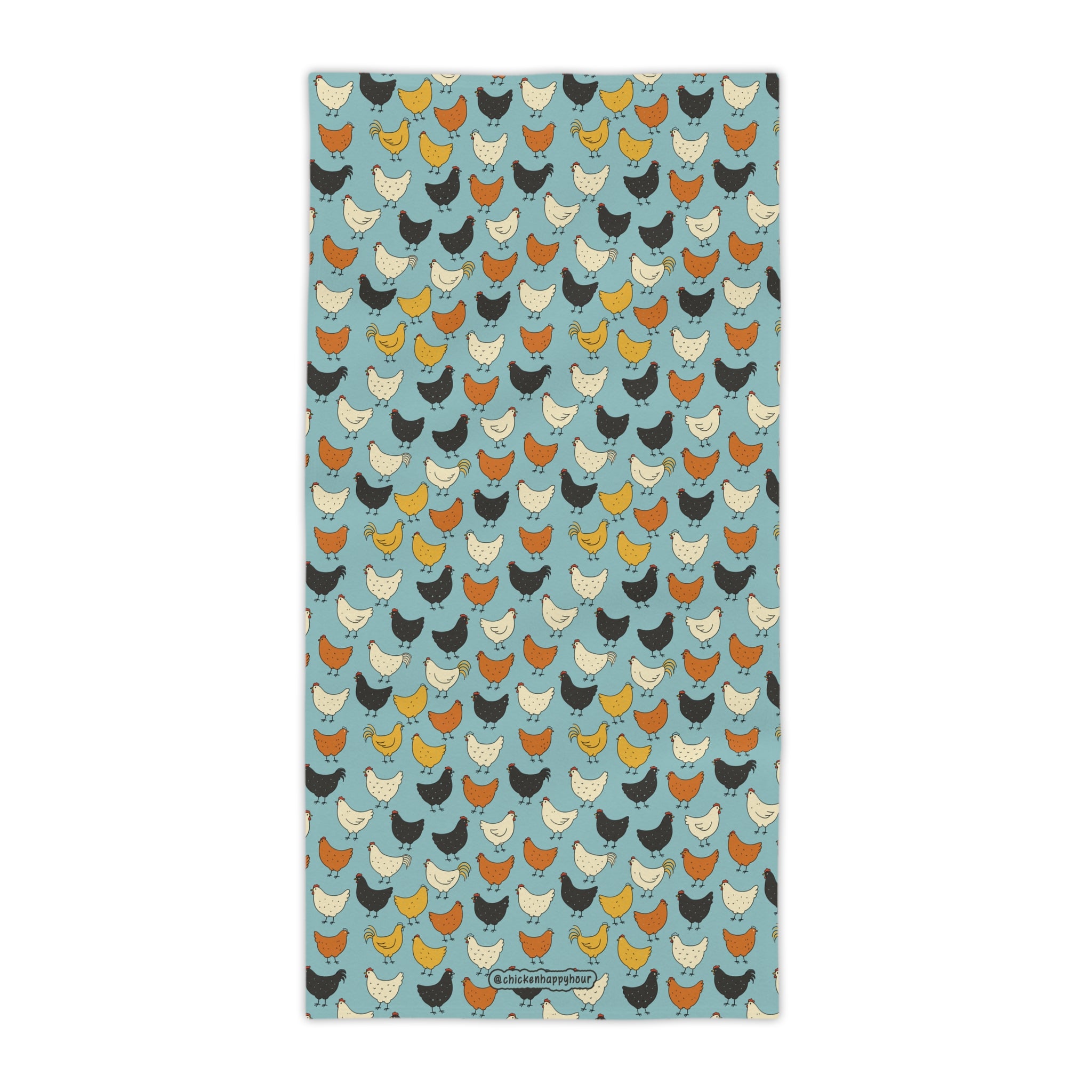 Chicken Pattern 2 Beach Towel