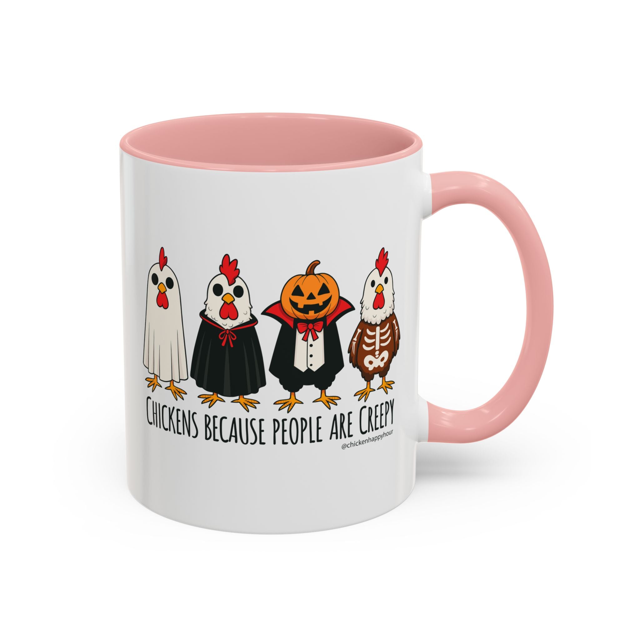 Chickens Because People Are Creepy Coffee Mug