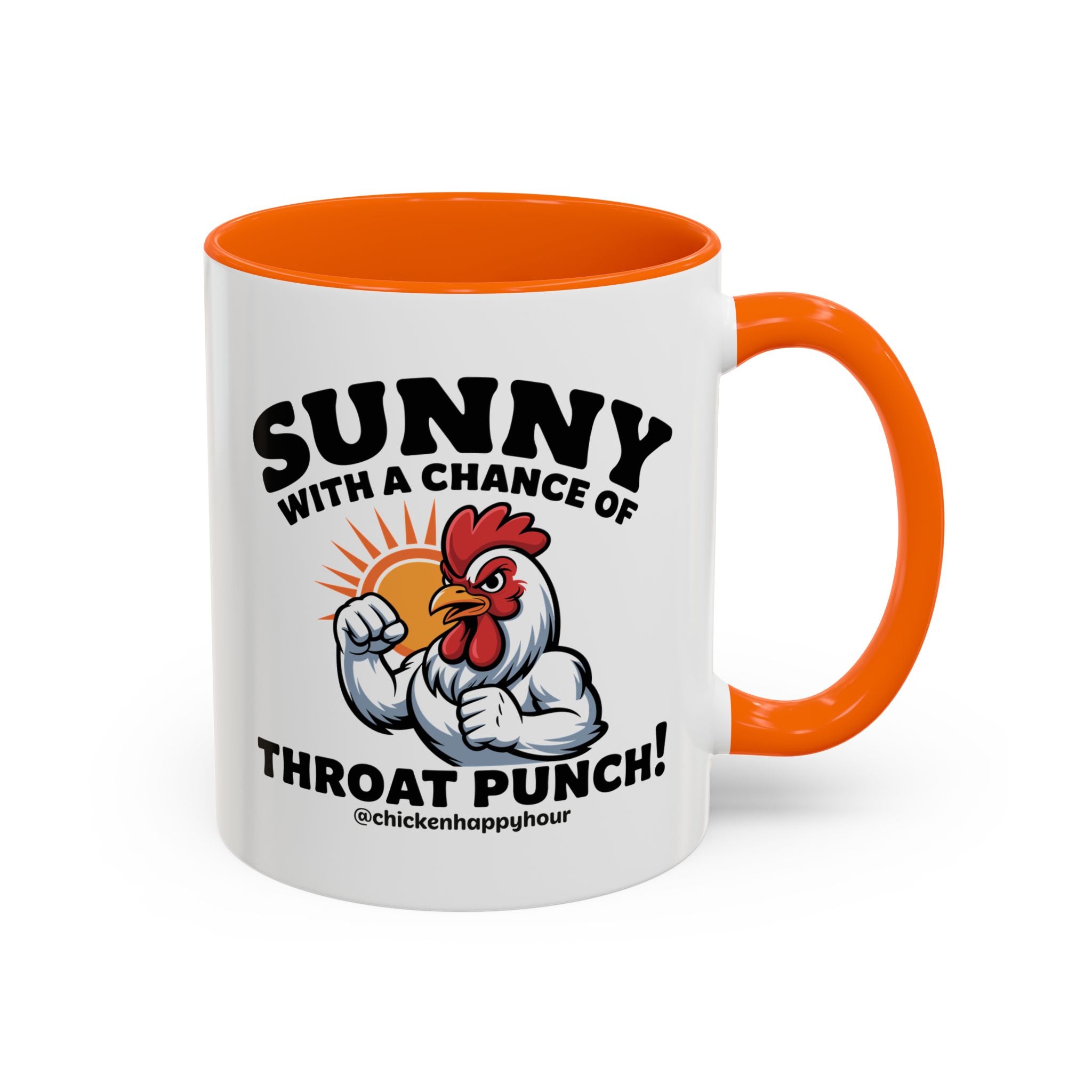 Sunny with a Chance of Throat Punch Coffee Mug