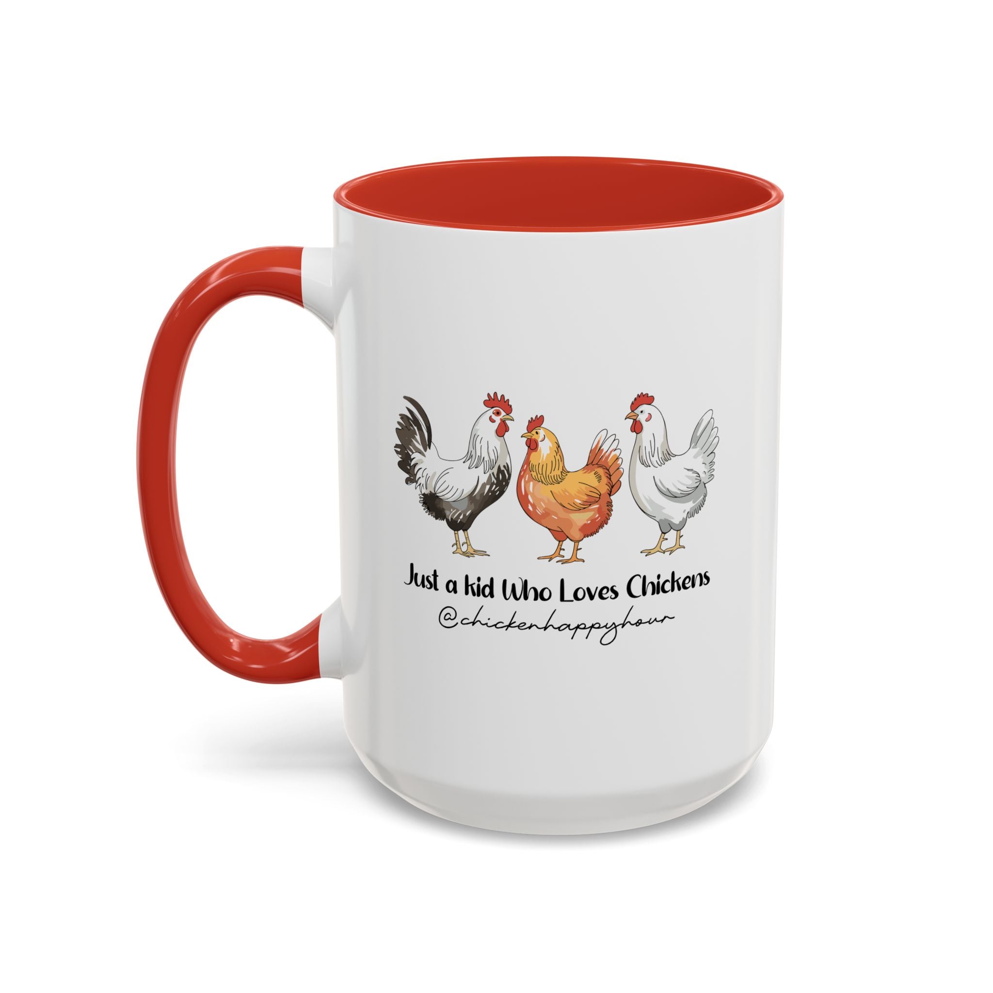 Just a kid Who Loves Chickens Coffee Mug