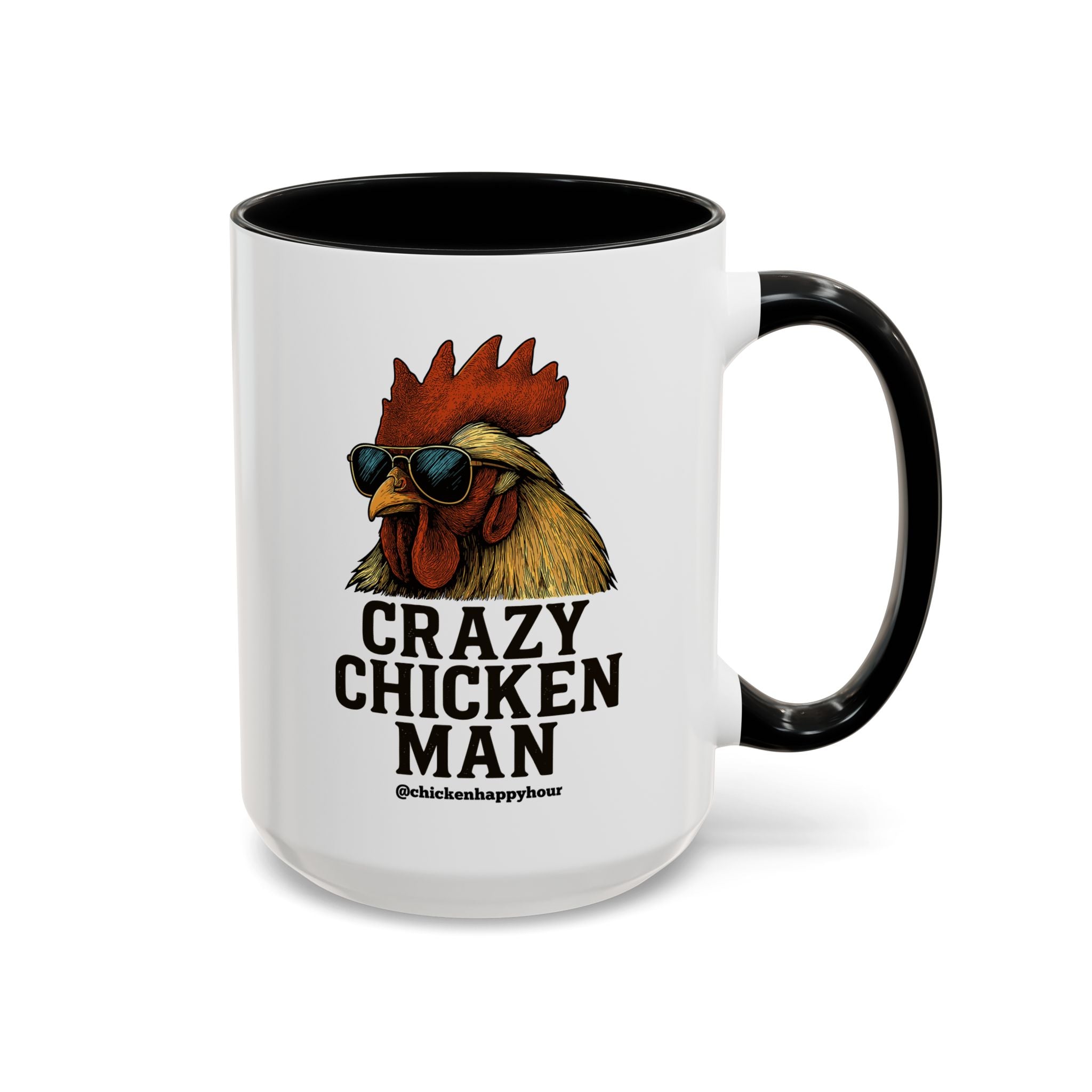 Crazy Chicken Man Coffee Mug