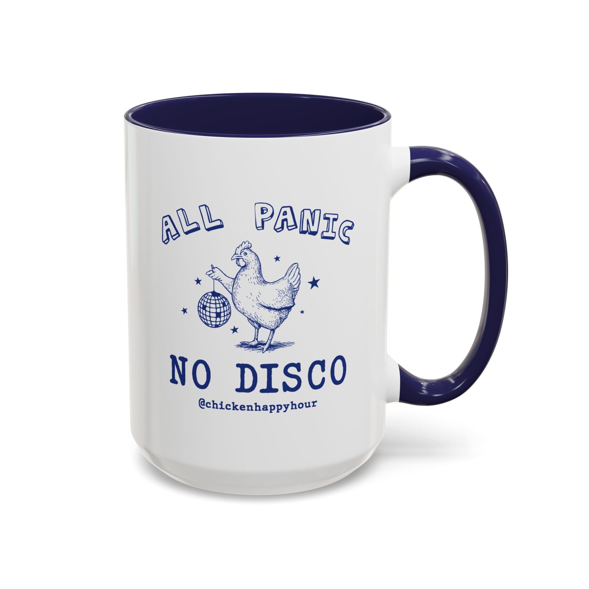 All Panic No Disco Coffee Mug