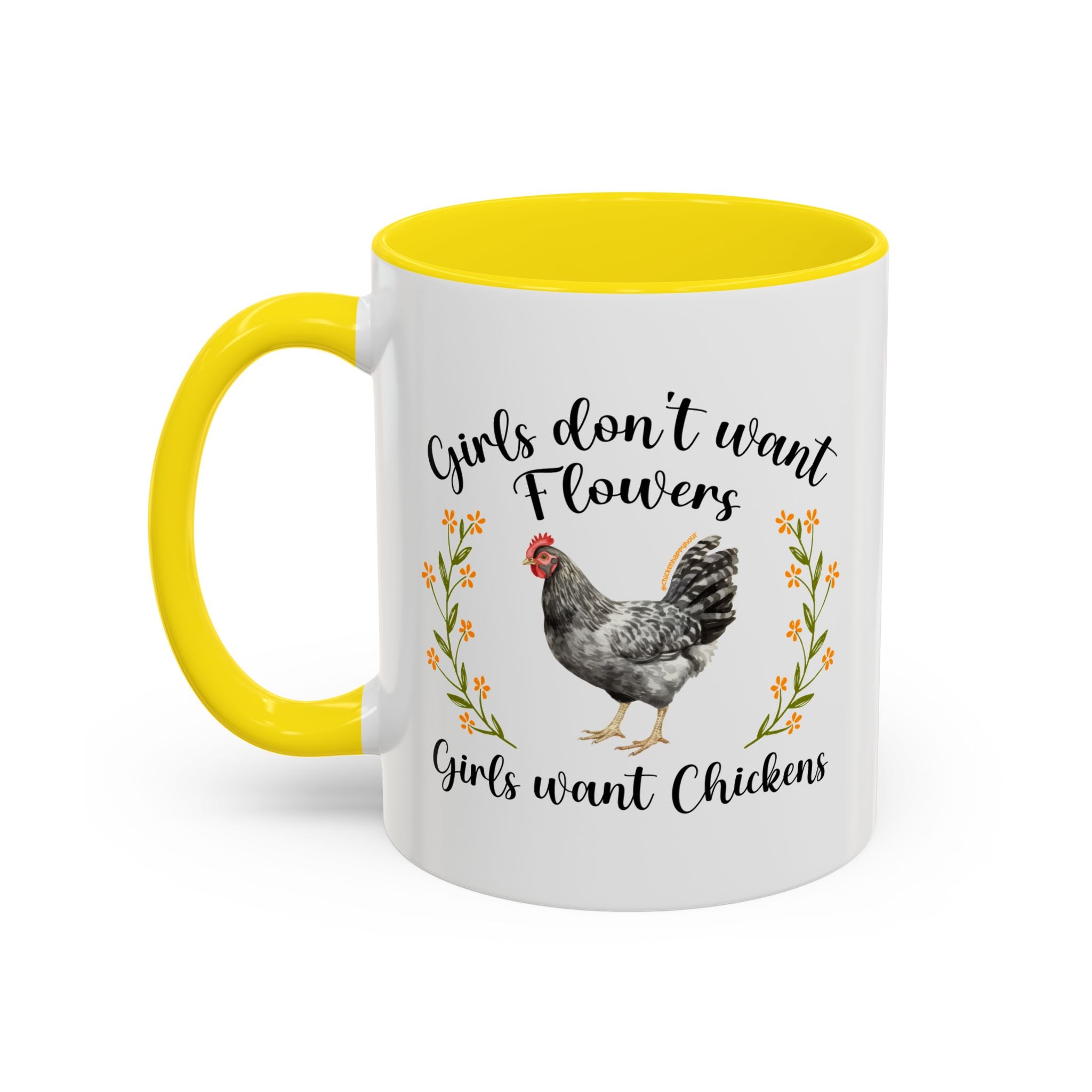 Girls Want Chickens Coffee Mug