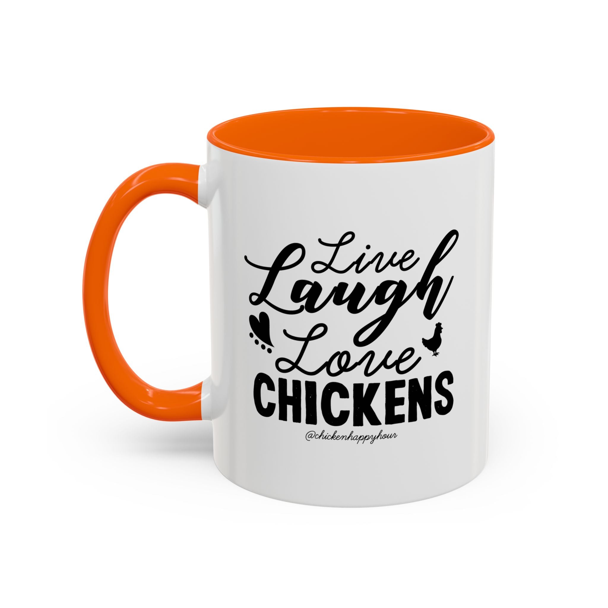 Live Laugh Love Chickens Coffee Mug