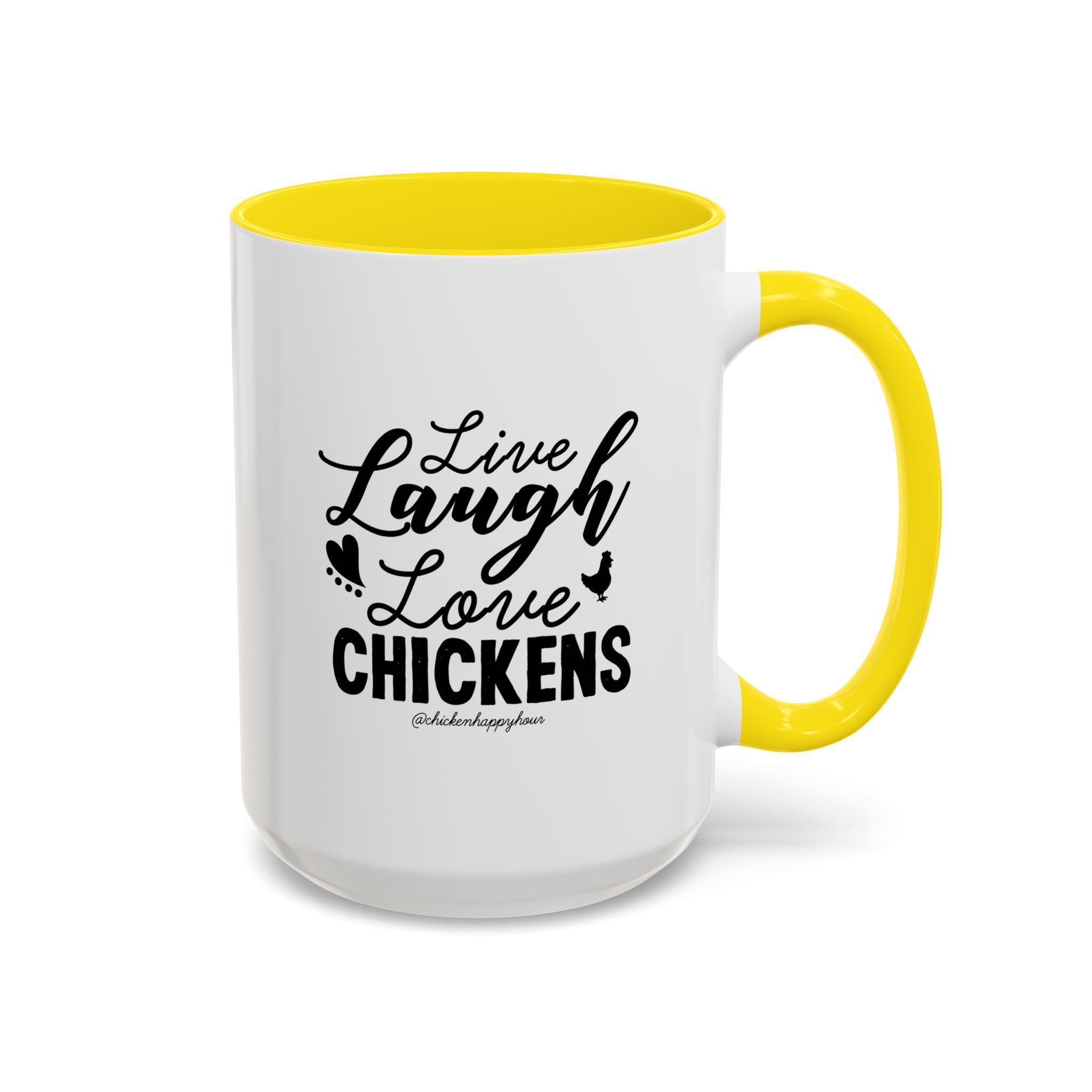 Live Laugh Love Chickens Coffee Mug