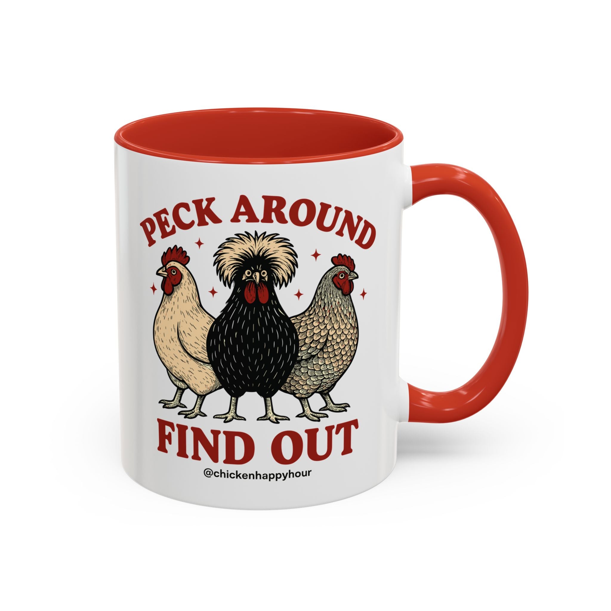Peck Around Find Out Coffee Mug