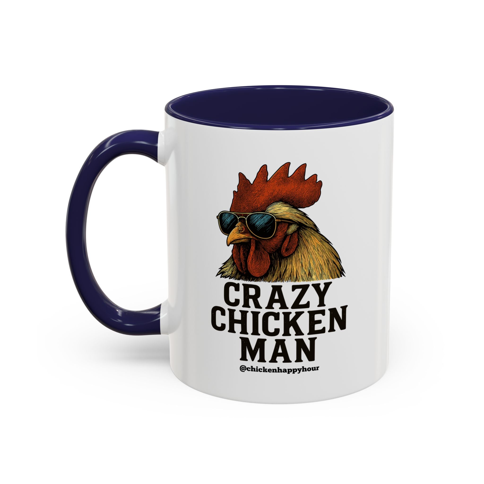 Crazy Chicken Man Coffee Mug