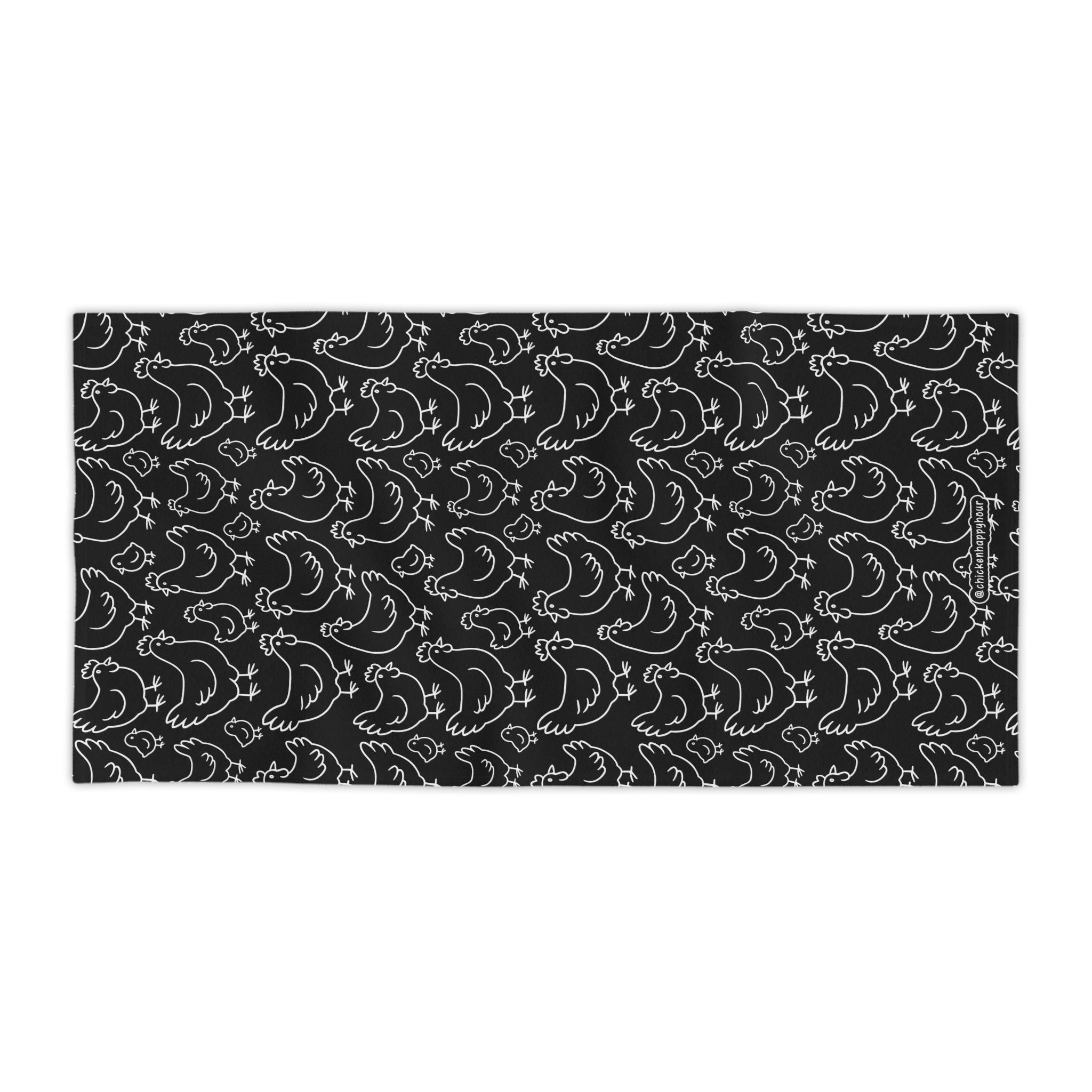 Chicken Pattern Beach Towel