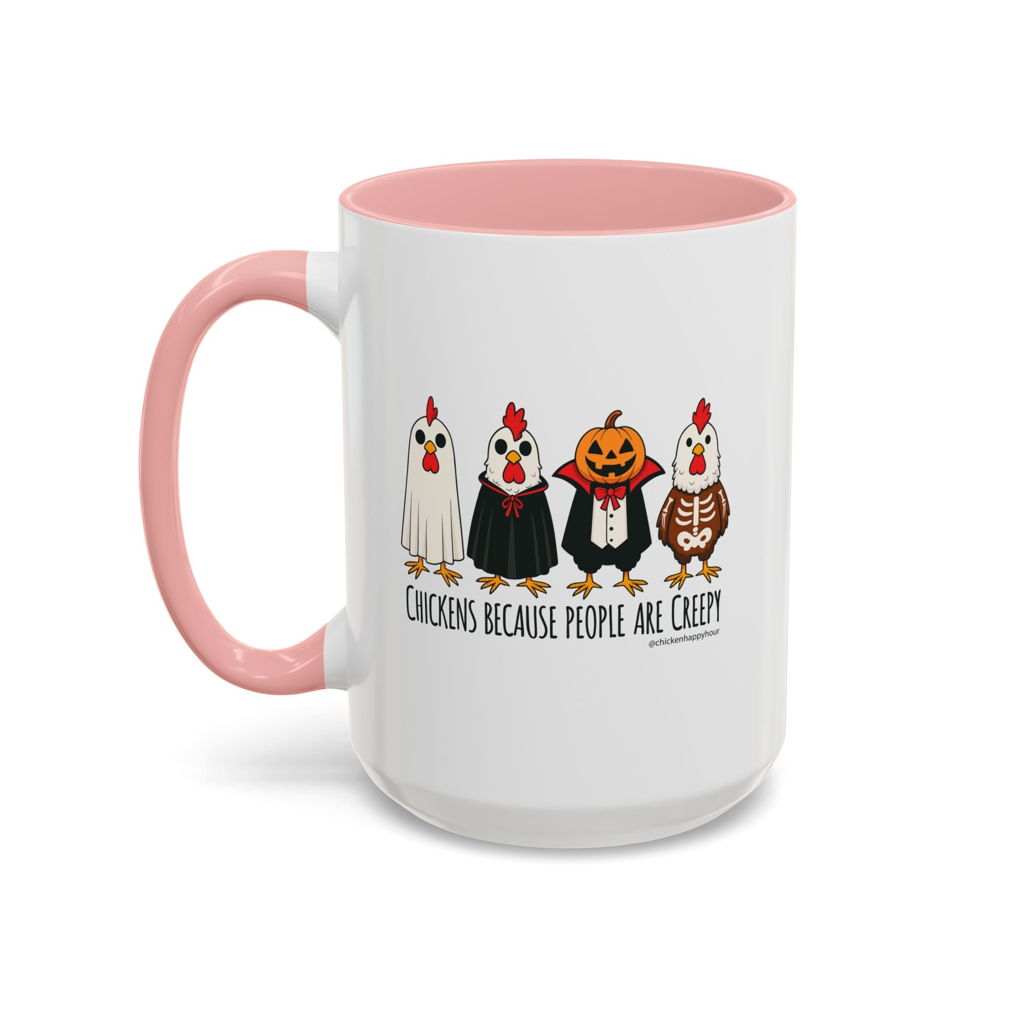 Chickens Because People Are Creepy Coffee Mug