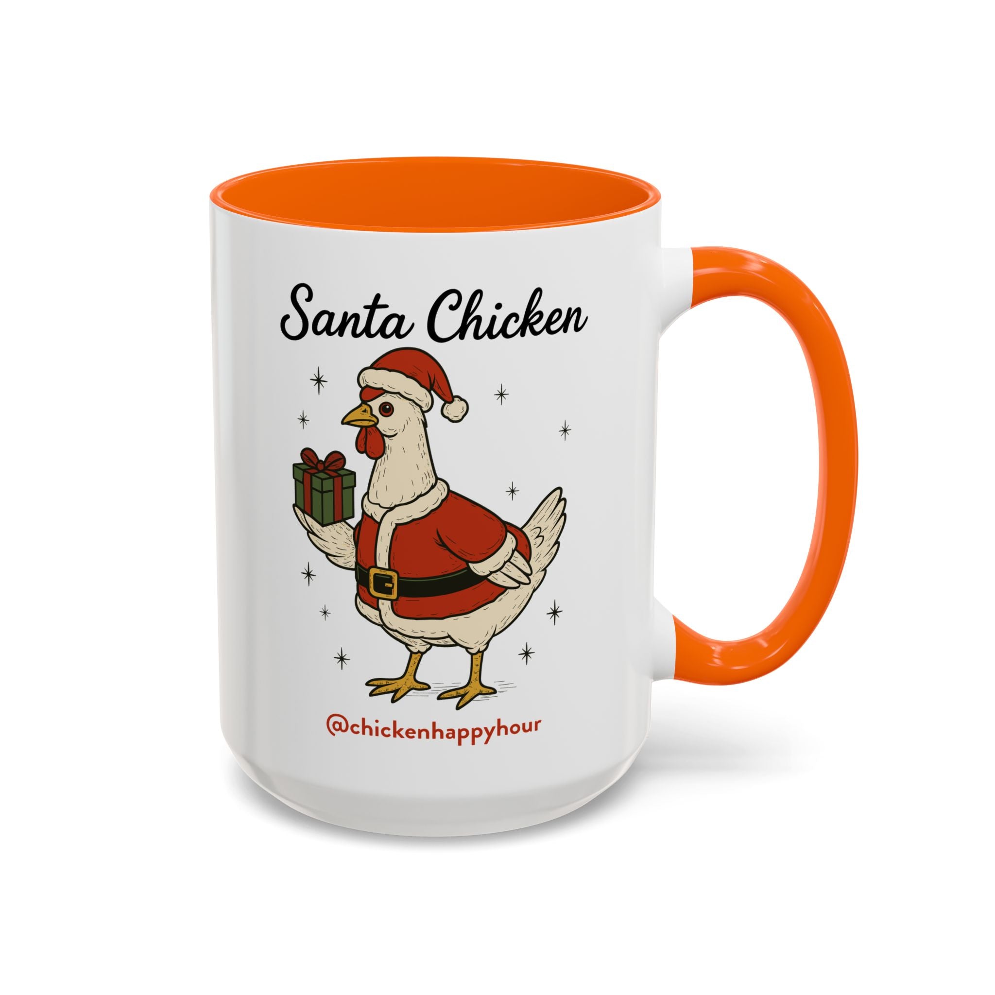 Santa Chicken Coffee Mug