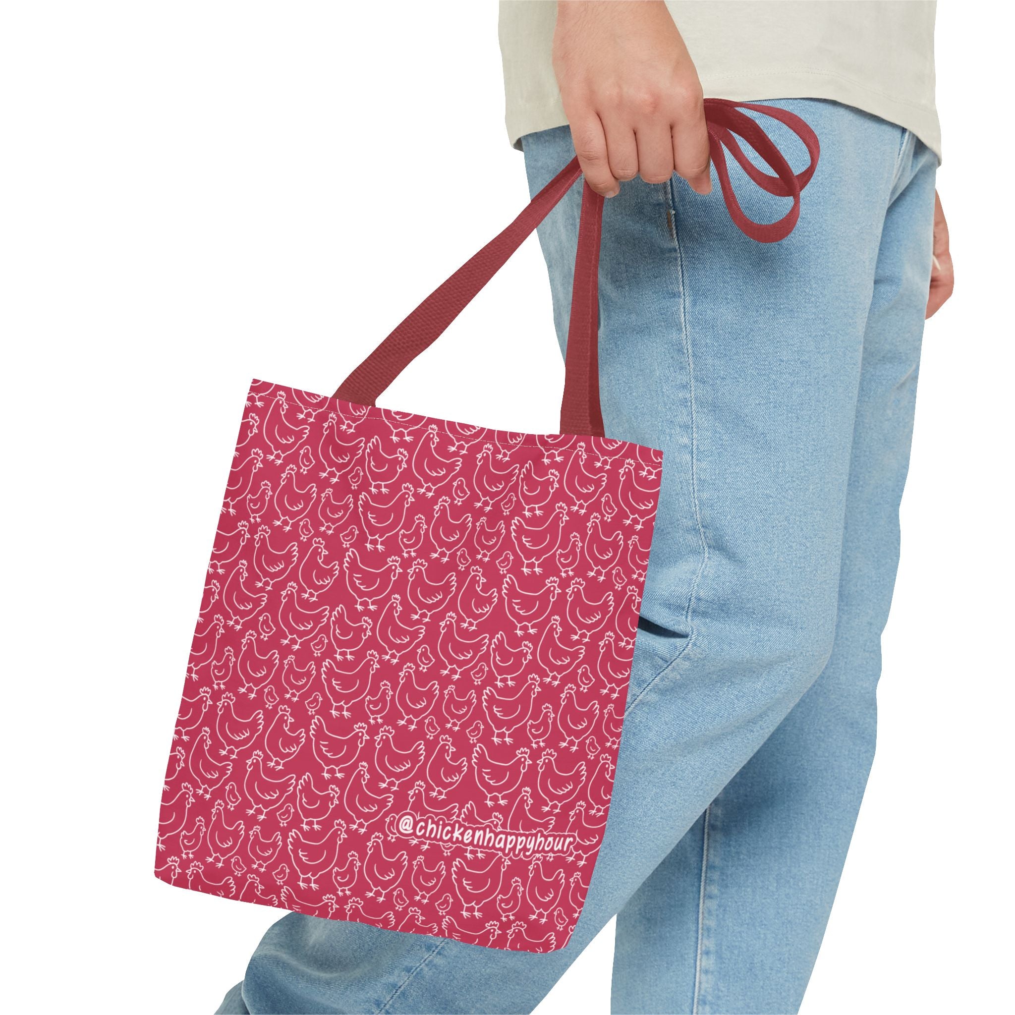 Chickens Pattern Tote Bag