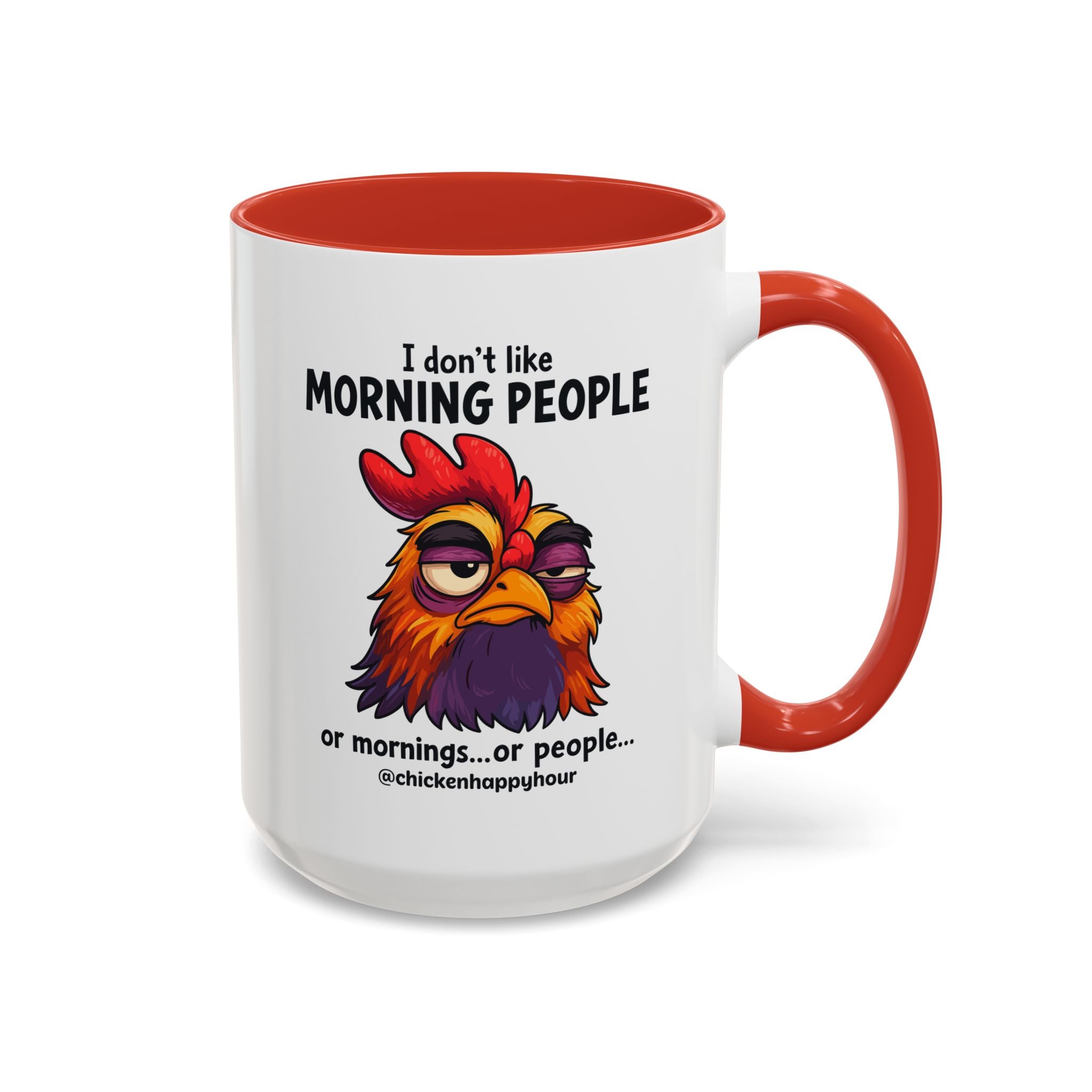 I Don't Like Morning People Coffee Mug
