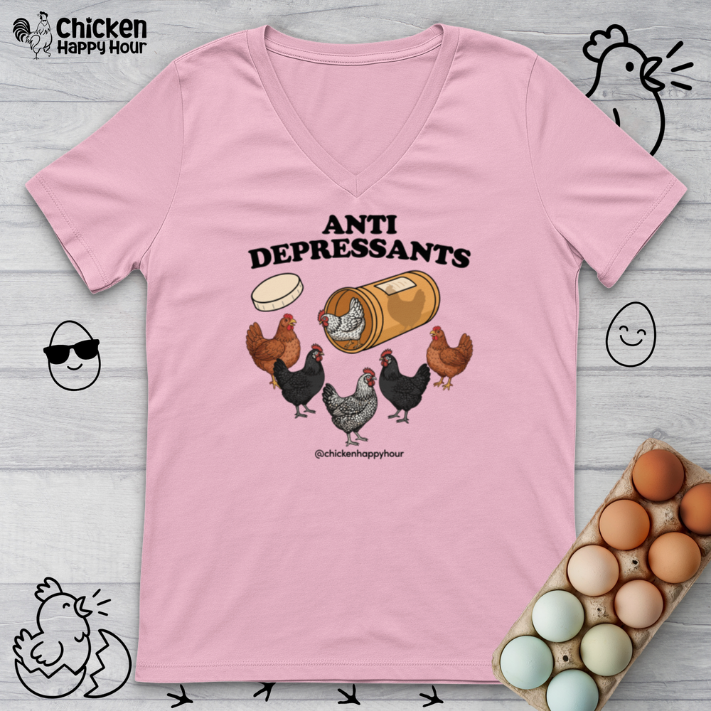 Anti Depressants V-Neck Tee