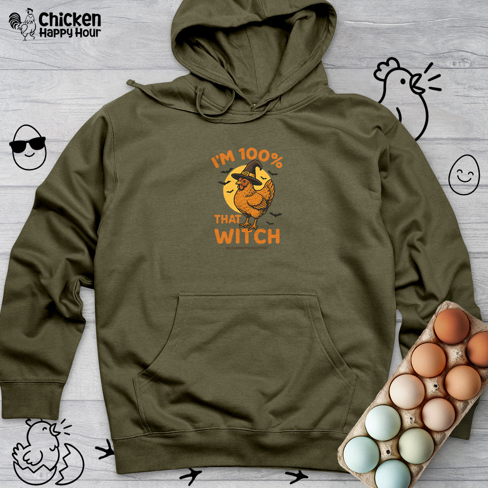 I'm 100% That Witch Hooded Sweatshirt