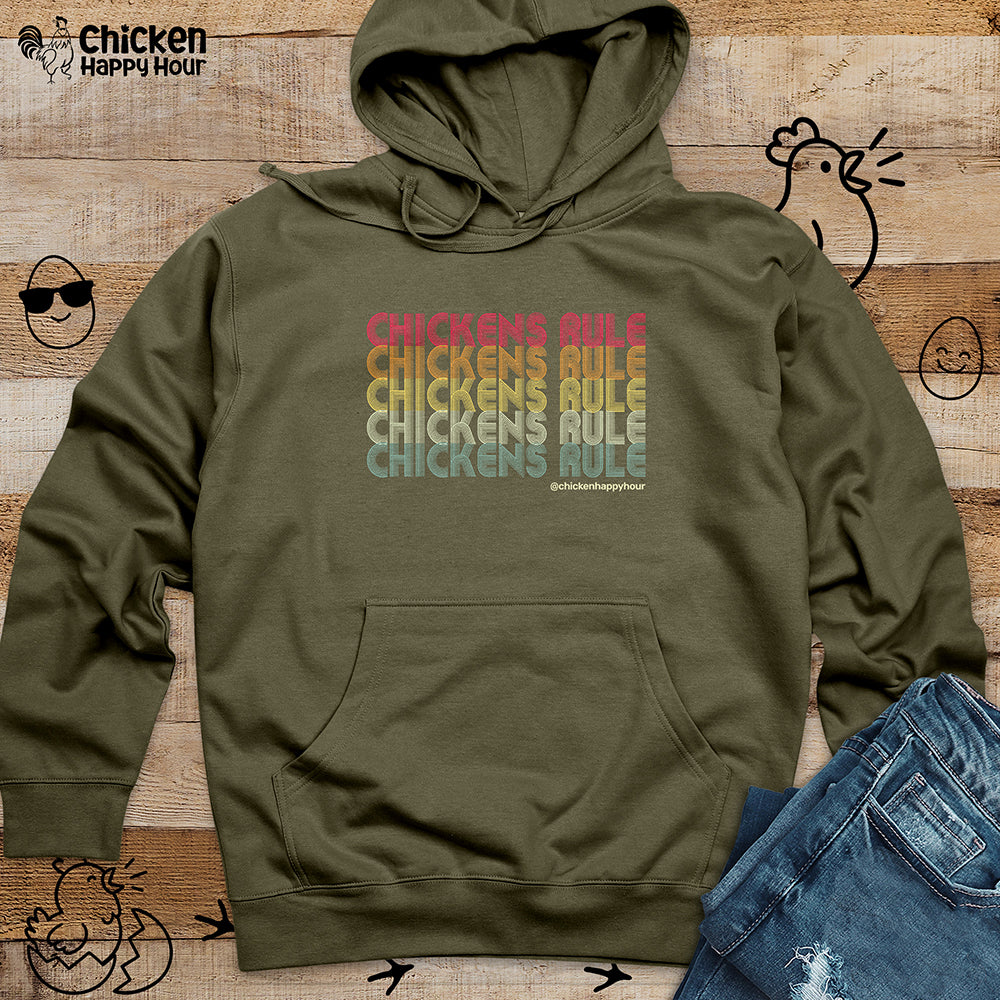 Chickens Rule Hooded Sweatshirt