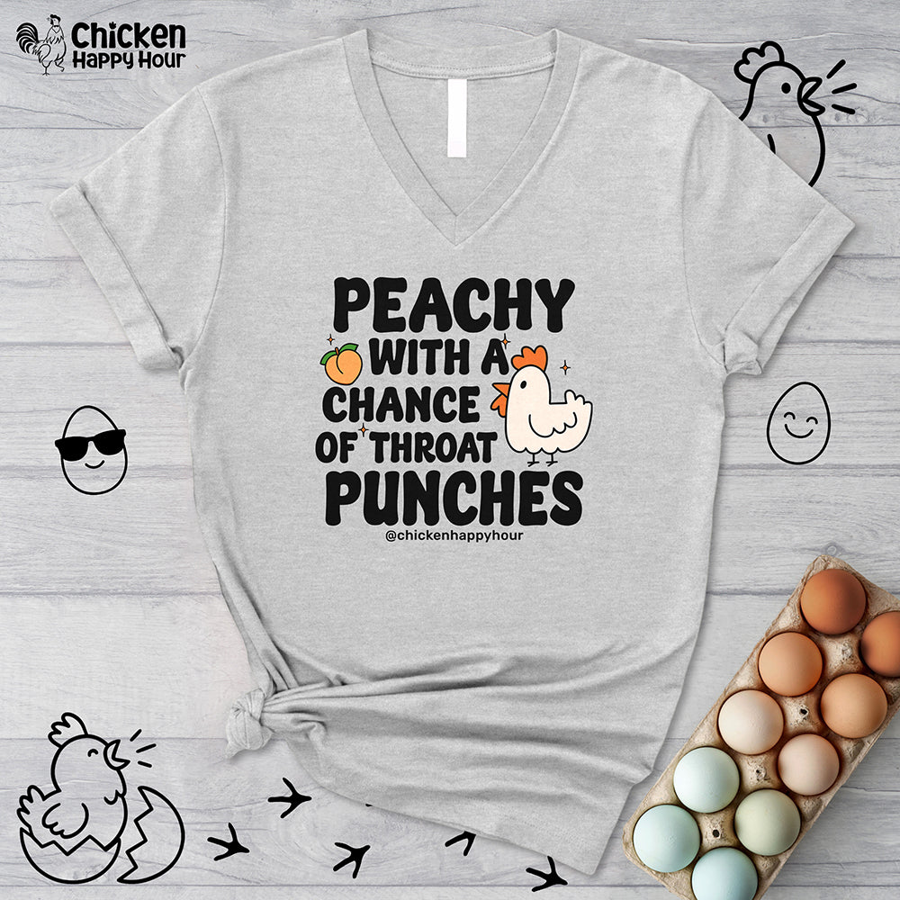 Peachy V-Neck Tee