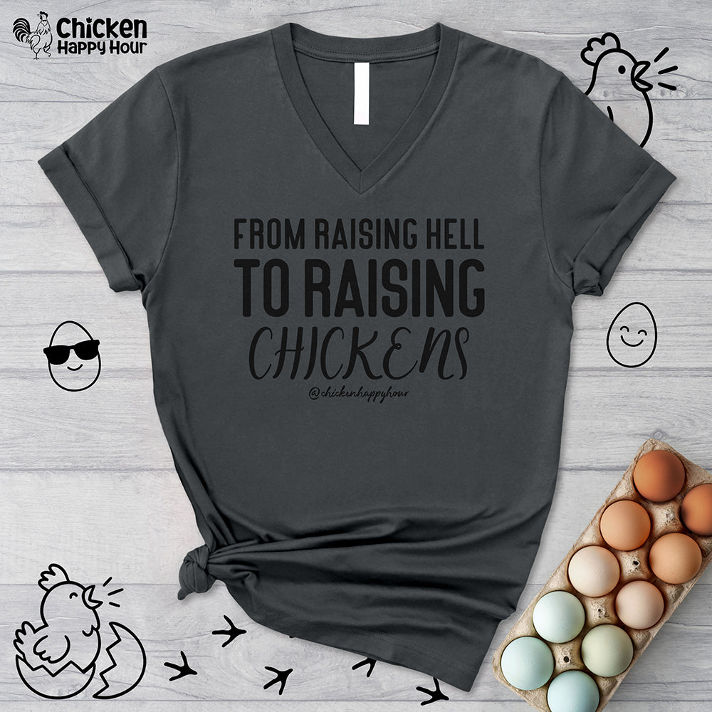 Raising Hell V-Neck Tee