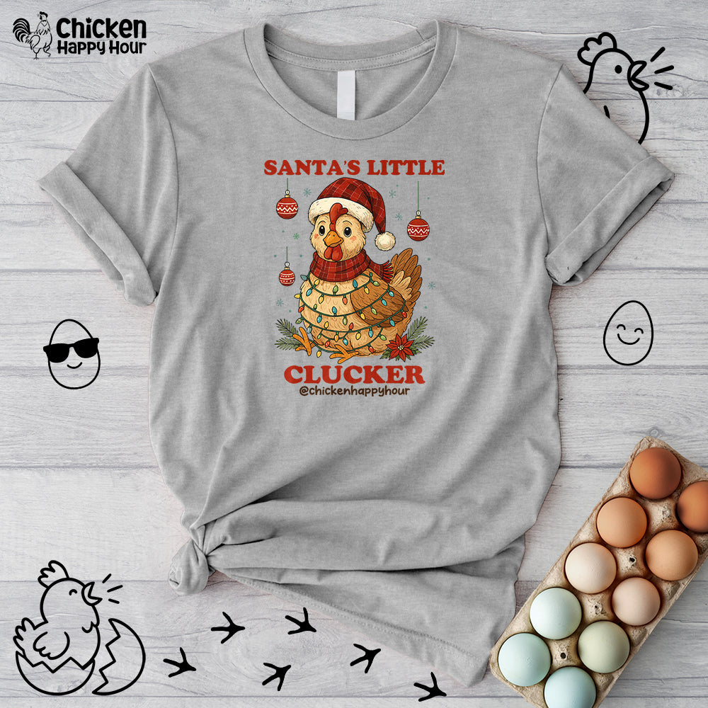 Santa’s Little Clucker Unisex Tee