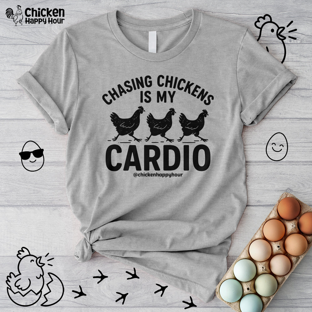 Chasing Chickens is My Cardio Unisex Tee