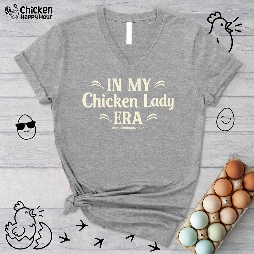 In My Chicken Lady Era V-Neck Tee