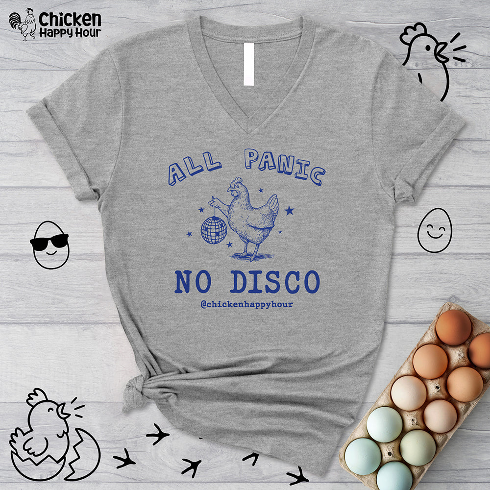 All Panic No Disco V-Neck Tee