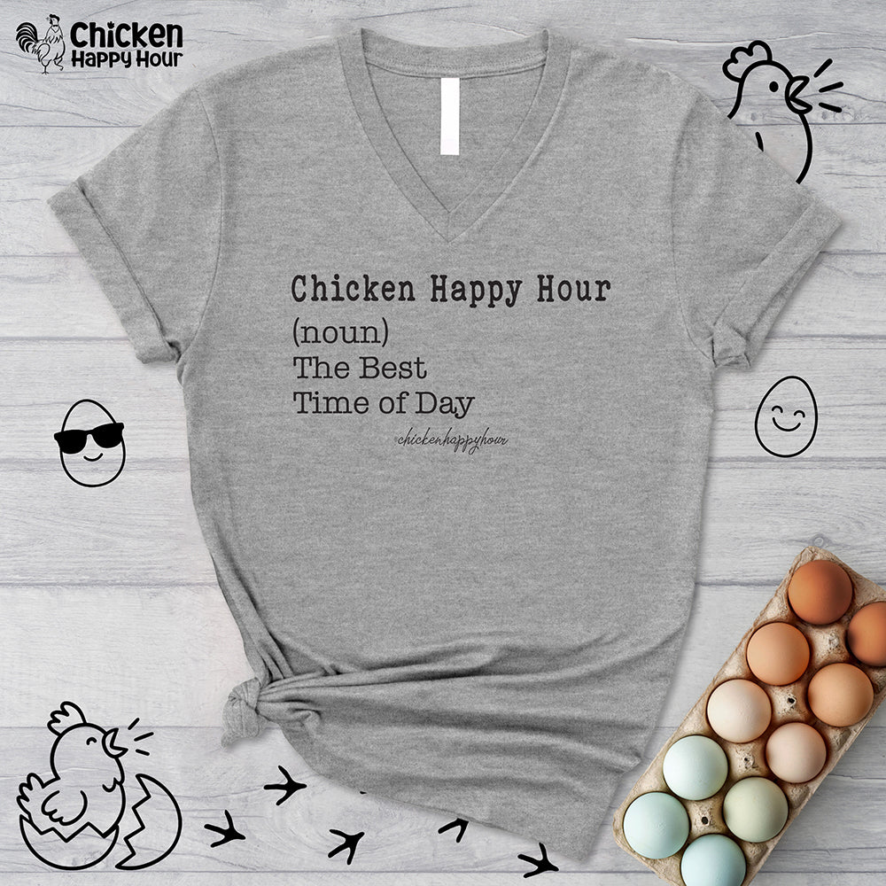 The Best Time of Day V-Neck Tee