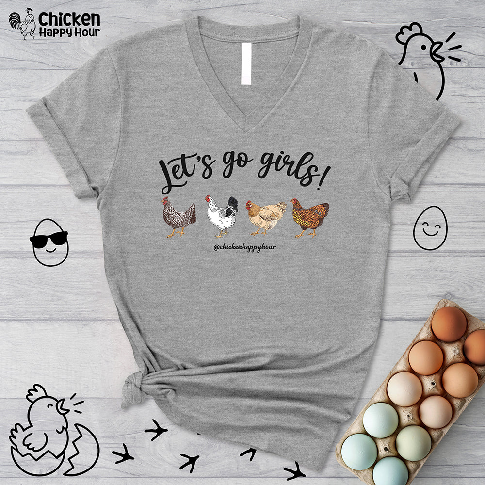 Let's Go Girls 2 V-Neck Tee