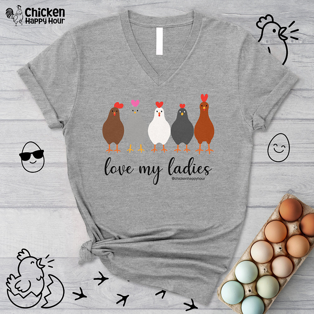Love My Ladies V-Neck Tee