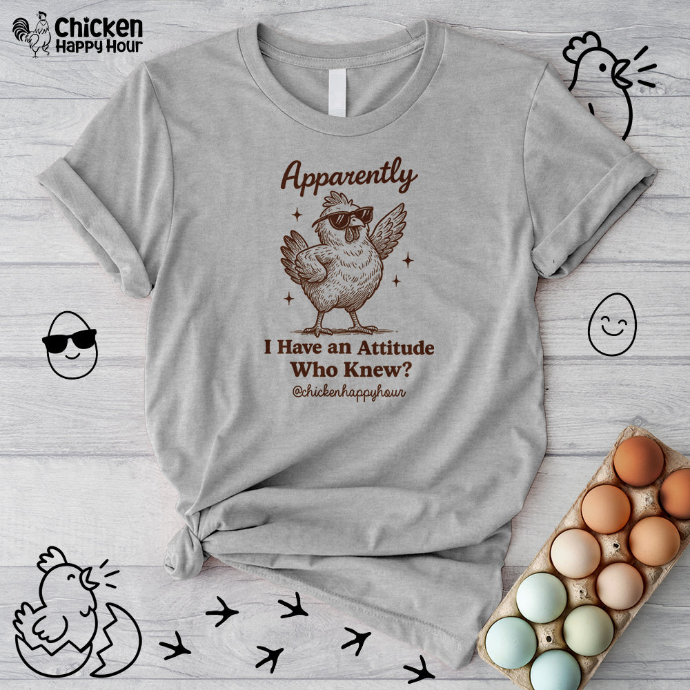 Apparently I Have Attitude Unisex Tee