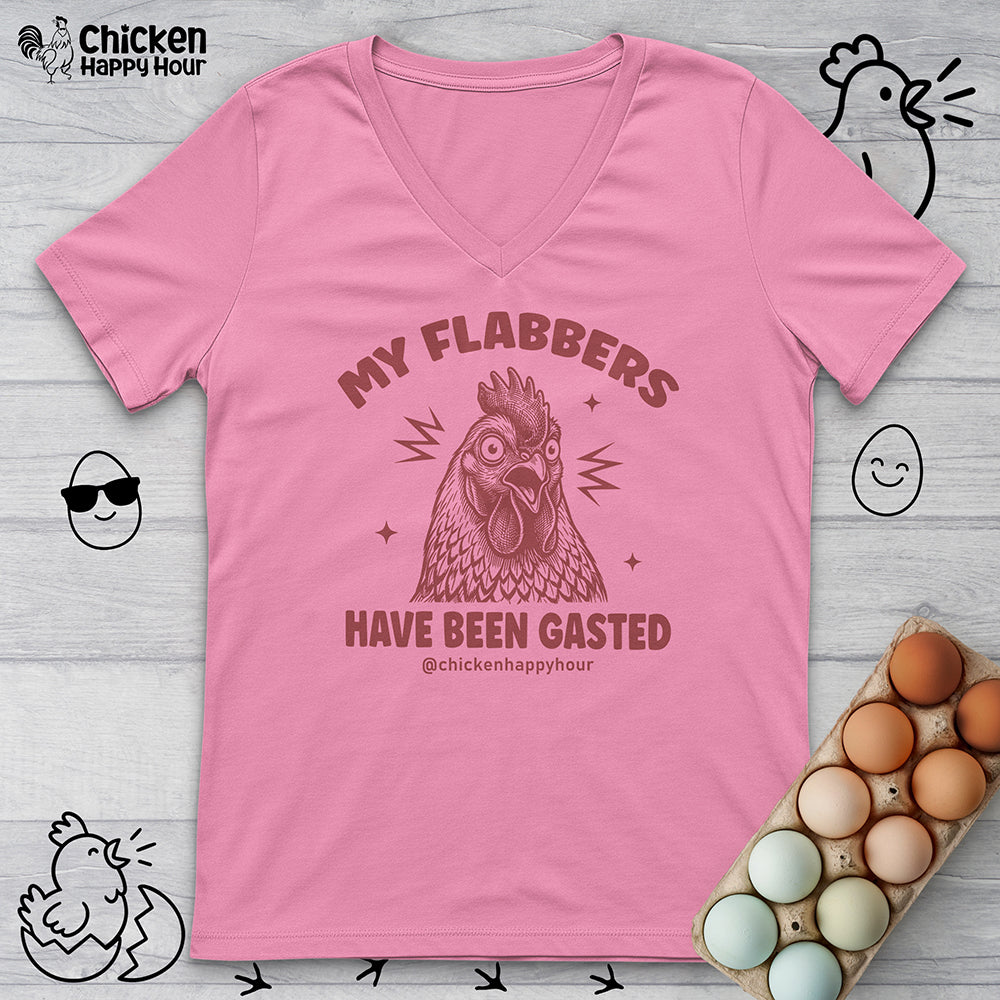 My Flabbers Have Been Gasted V-Neck Tee