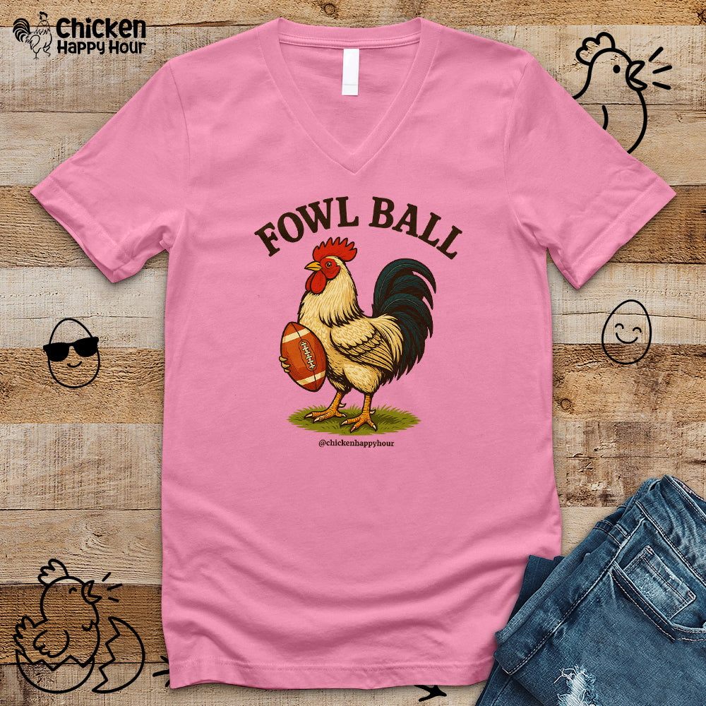 Fowl Ball V-Neck Tee