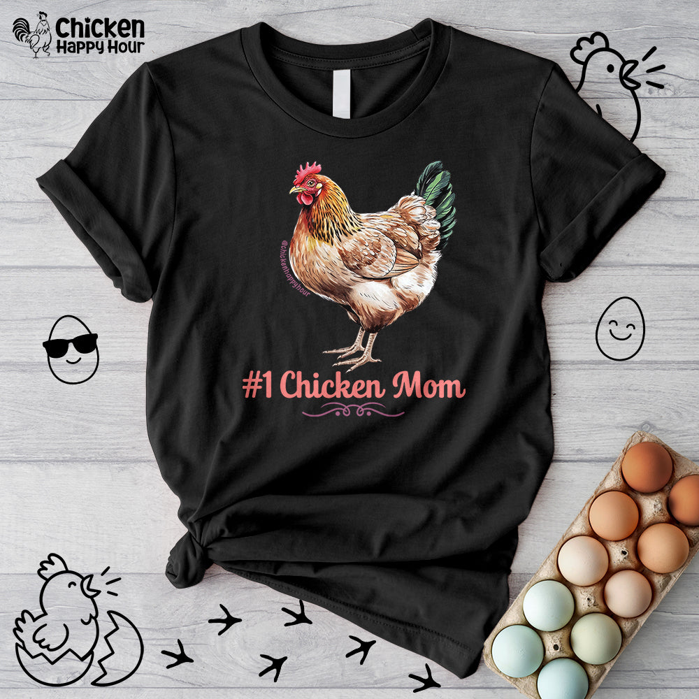#1 Chicken Mom Unisex Tee