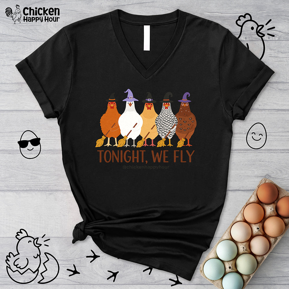 Tonight We Fly V-Neck Tee