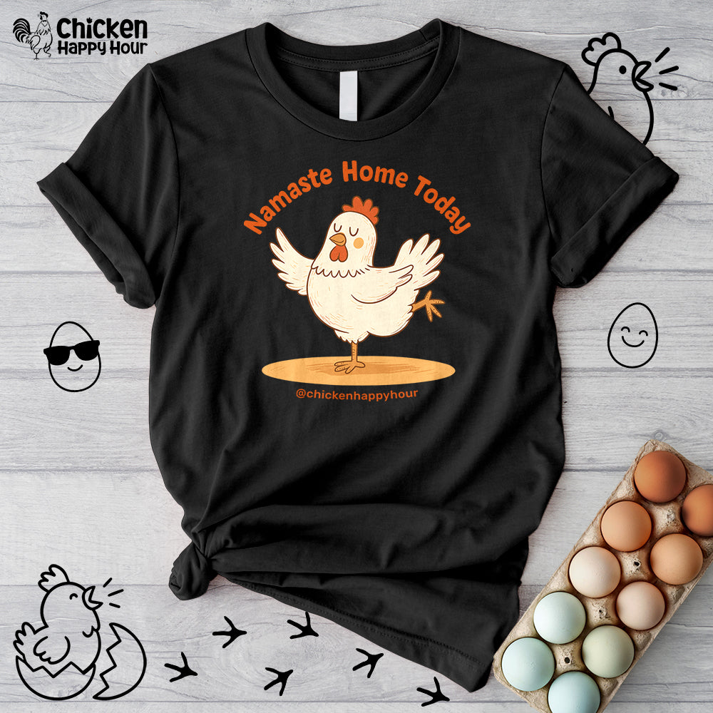 Namaste Cluck Unisex Tee
