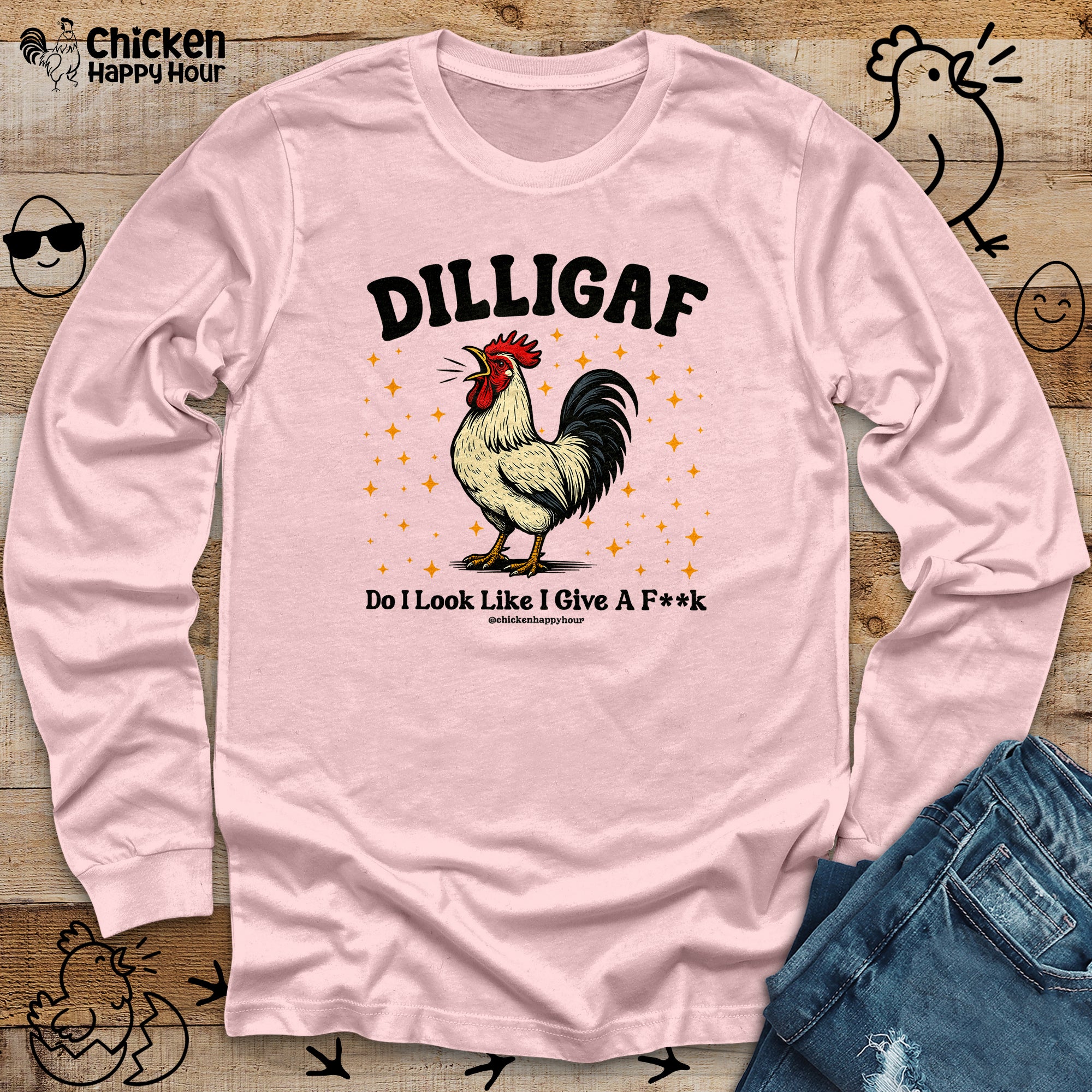 Dilligaf Do I Look Like I Give a Fk Long Sleeve