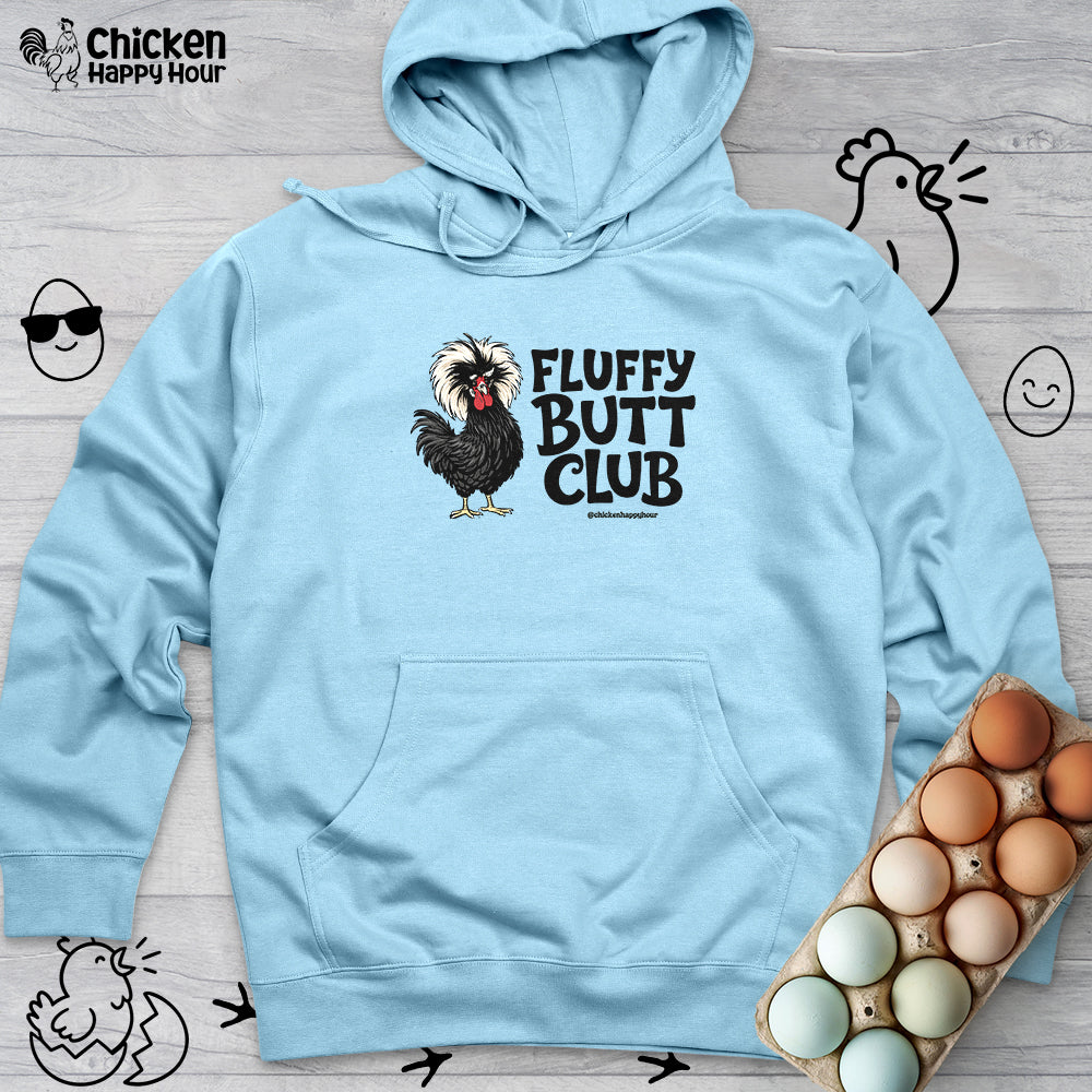 Fluffy Butt Club Hooded Sweatshirt